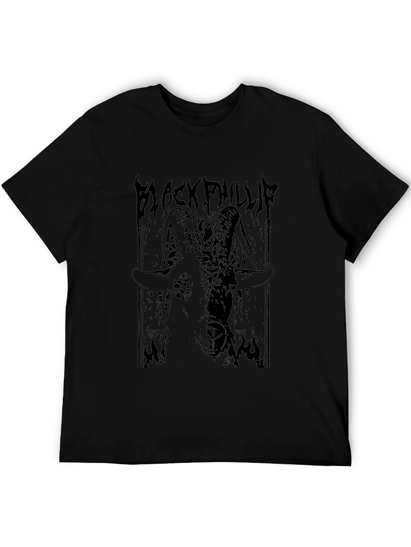 Black Black Phillip Graphic Tee - Men's Black T-Shirt view 5