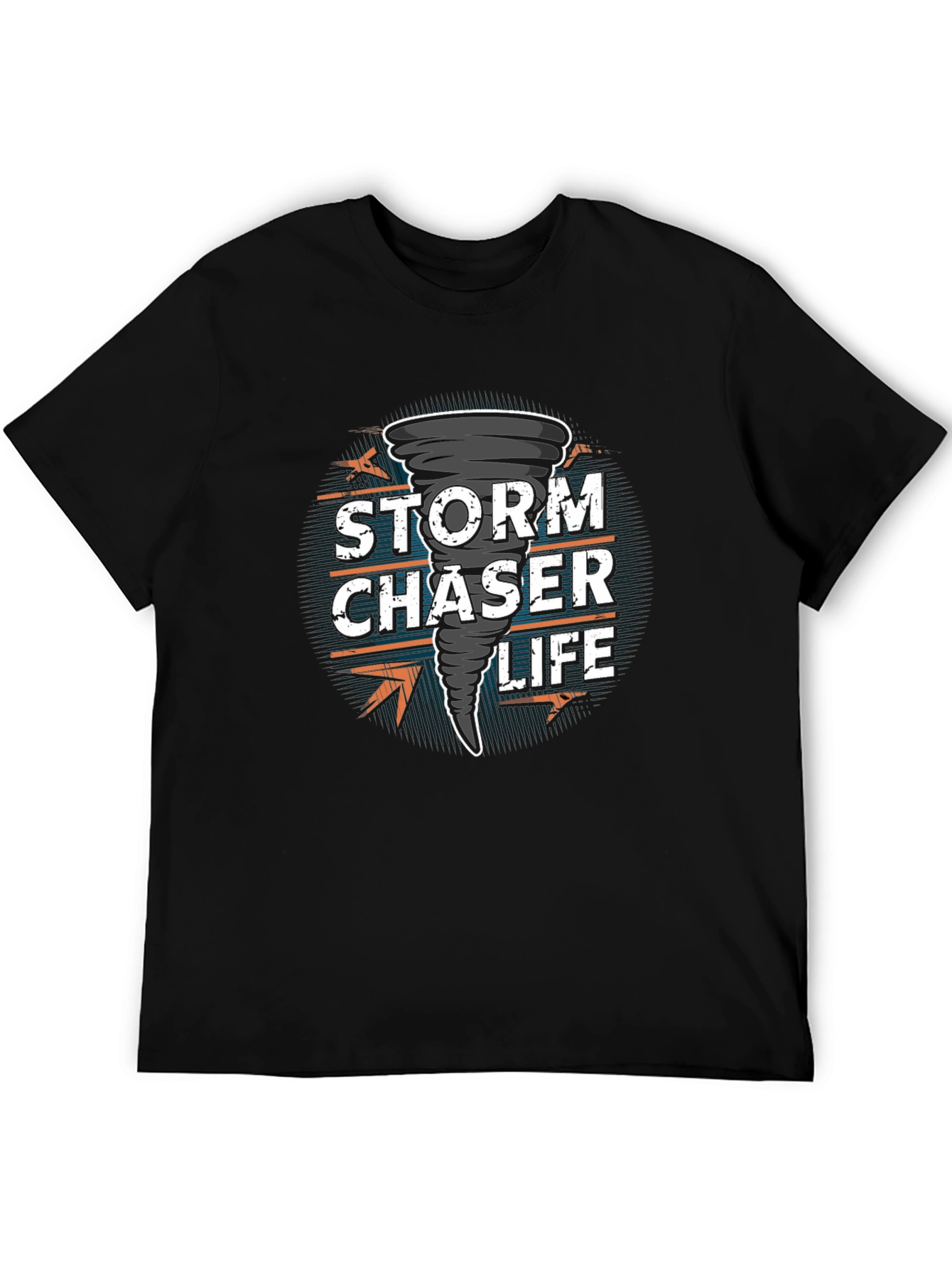 Black Storm Chaser Life Graphic Tee - Black view 5