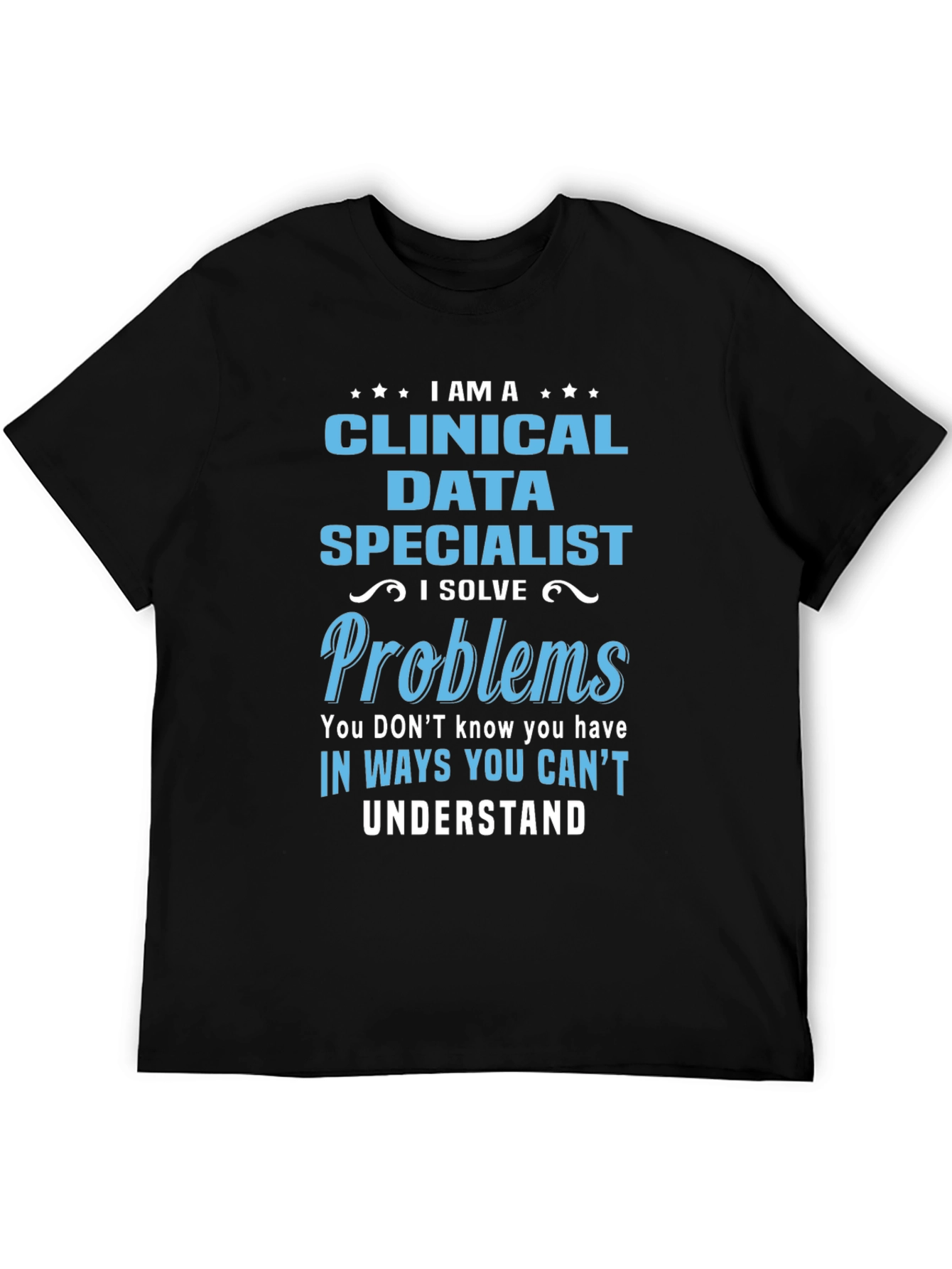 Black Clinical Data Specialist T-Shirt view 5