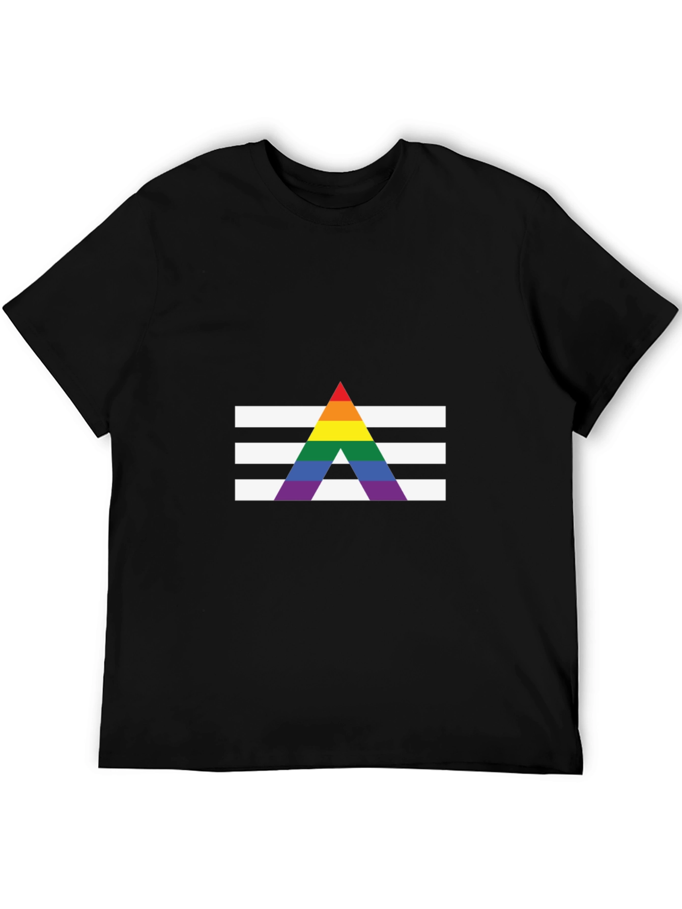 Black Pride Straight Ally T-Shirt - Stylish LGBTQ+ Support view 5