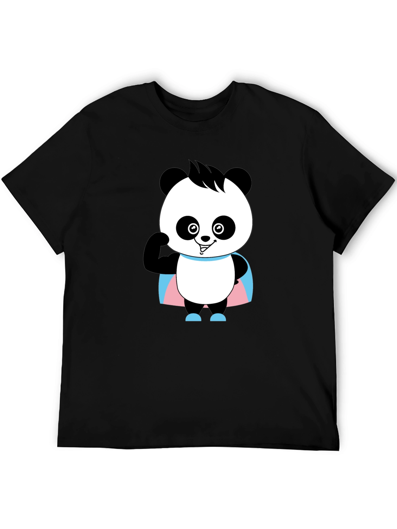 Black Panda Trans Pride T-Shirt - Super Cute! view 5