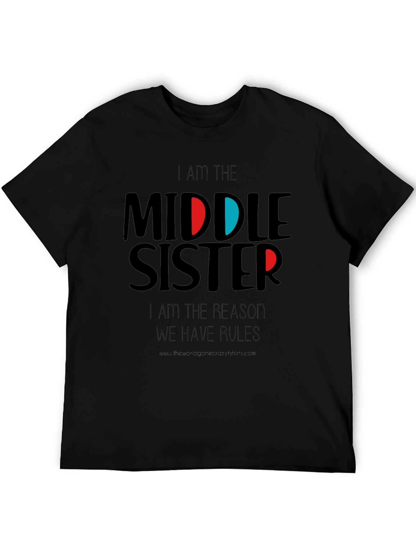 Middle Sister T-Shirt - Funny Sister Shirt - 5