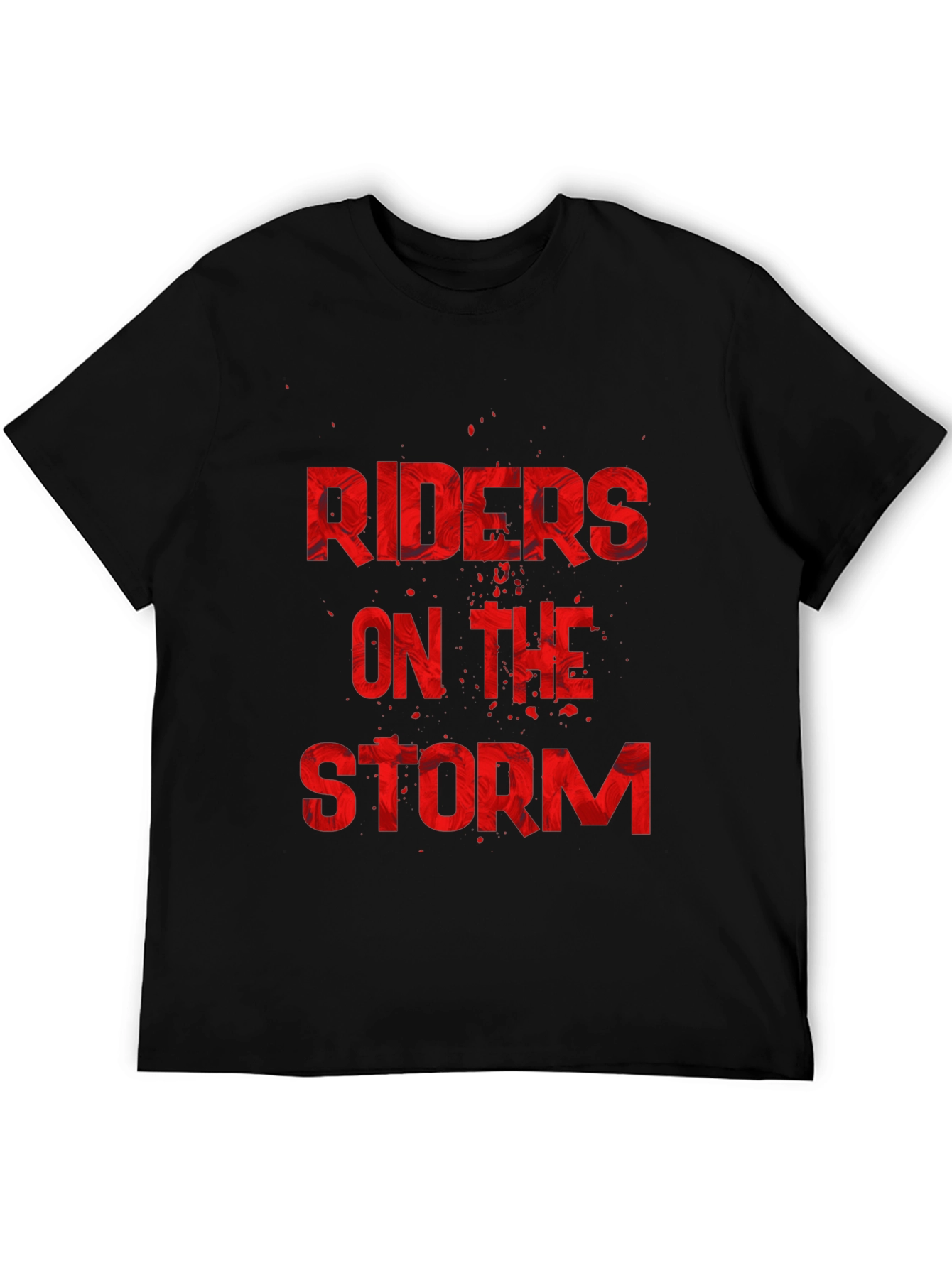 Black Riders on the Storm Graphic T-Shirt - Black view 5