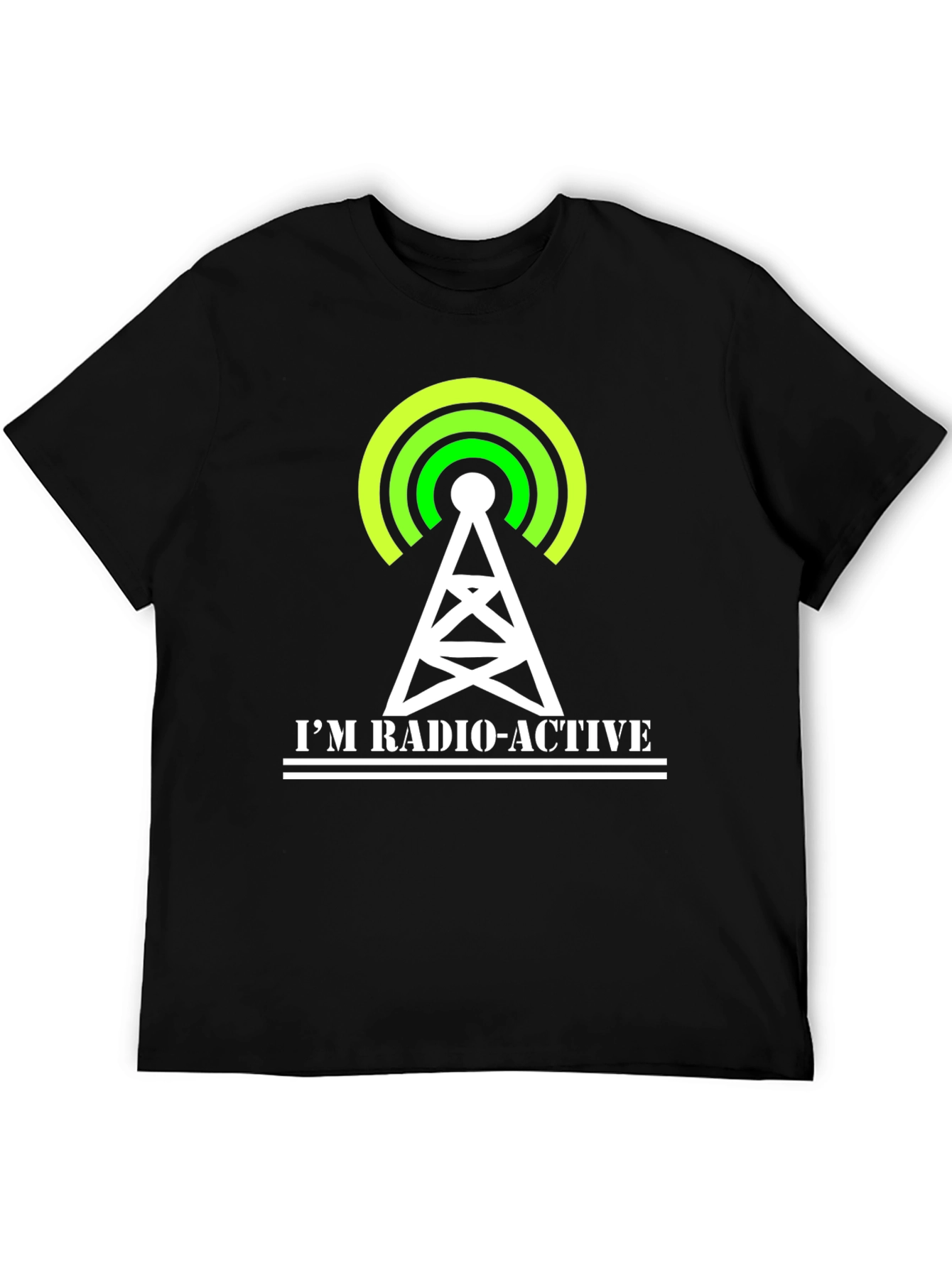 Black Radio-Active Graphic T-Shirt - Black view 5
