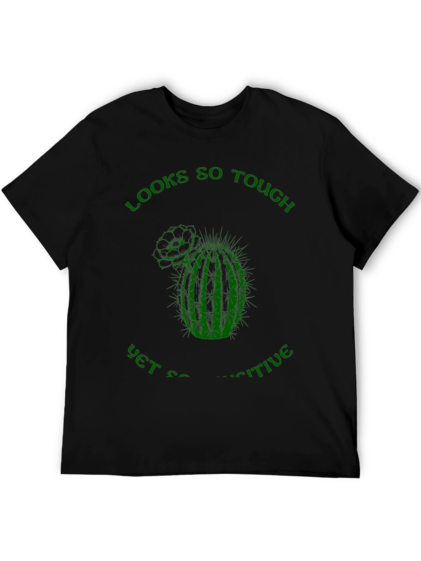 Black Looks So Tough Cactus T-Shirt view 5