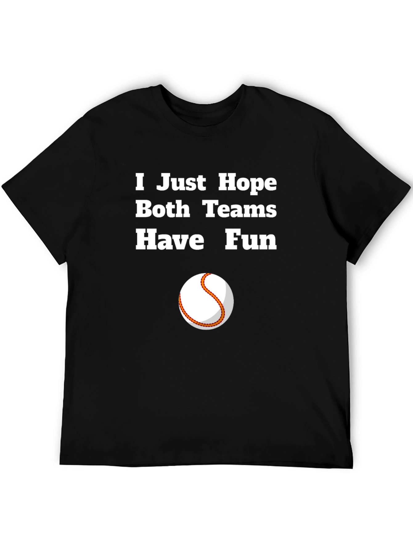 Black Hope Both Teams Have Fun Graphic Tee view 5