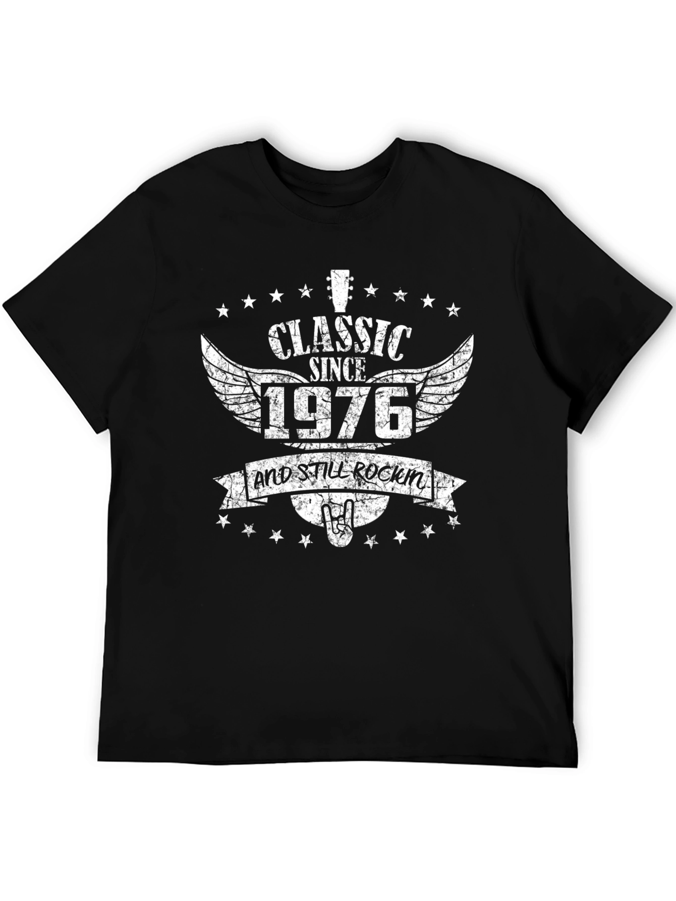 Black Classic Since 1976 Graphic T-Shirt view 5