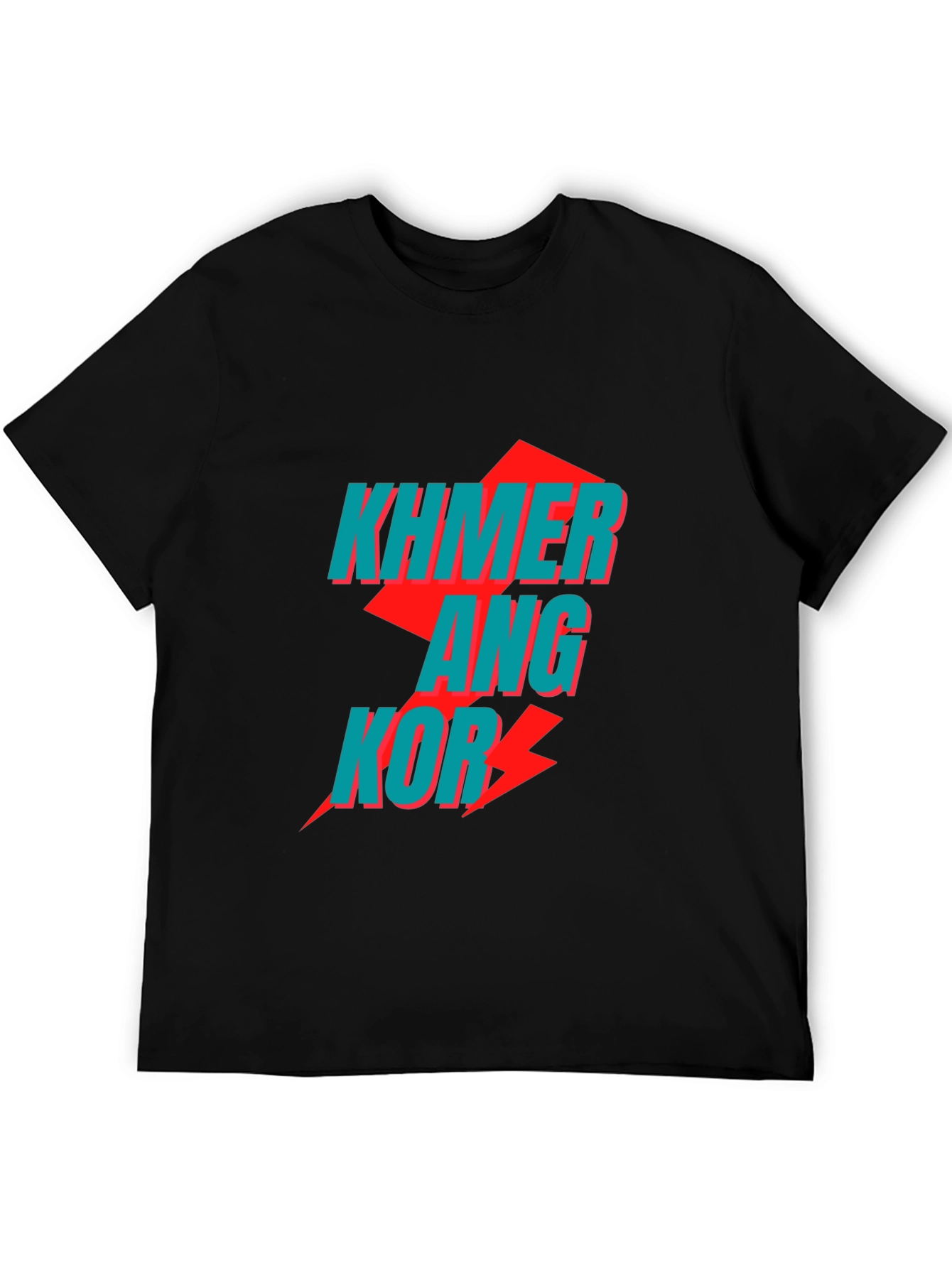 Black Khmer Angkor T-Shirt - Bold Graphic Tee view 5