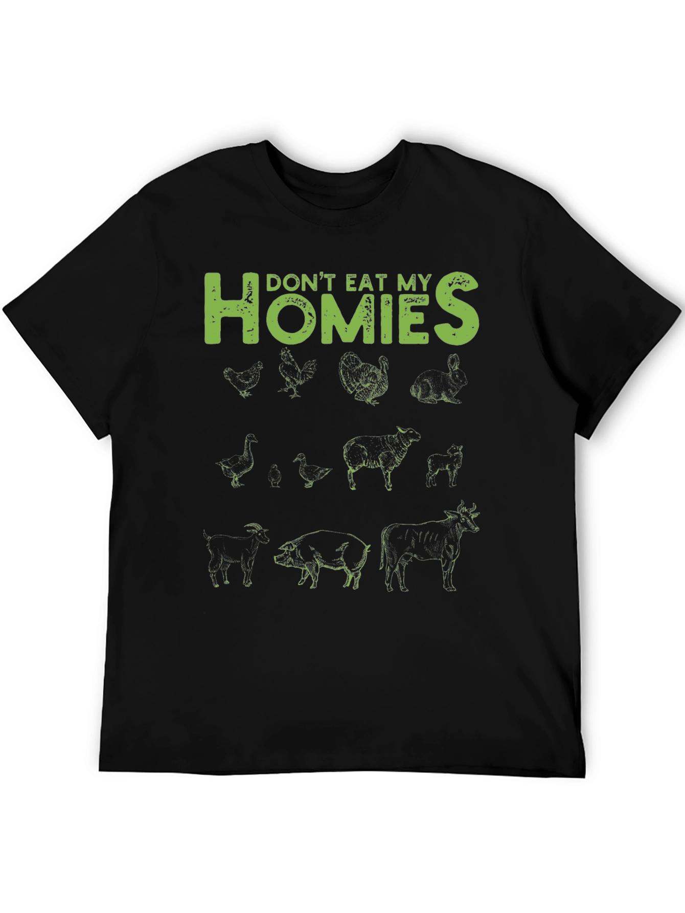 Don't Eat My Homies Vegan T-Shirt - 5