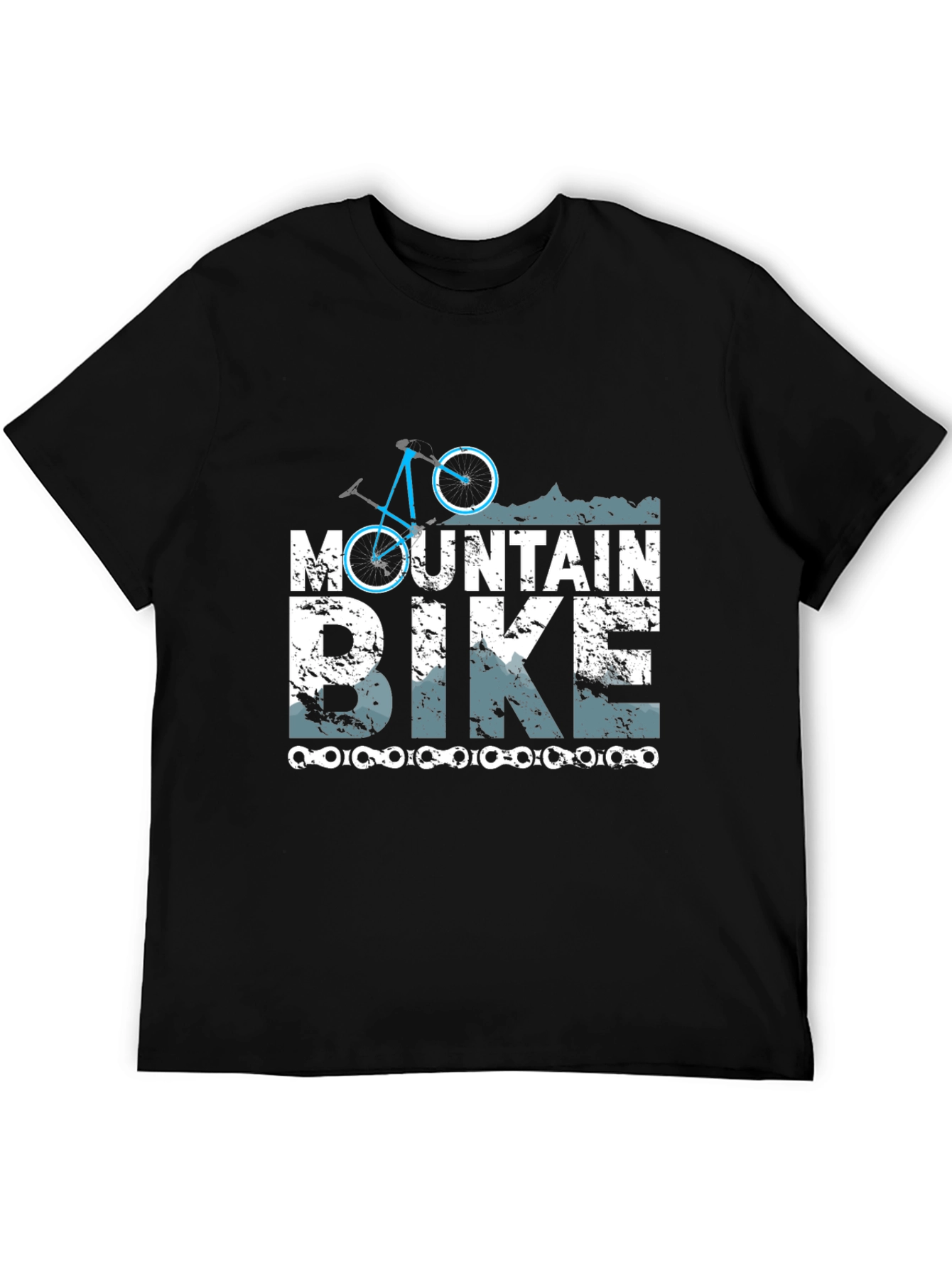 Black Mountain Bike Graphic T-Shirt view 5