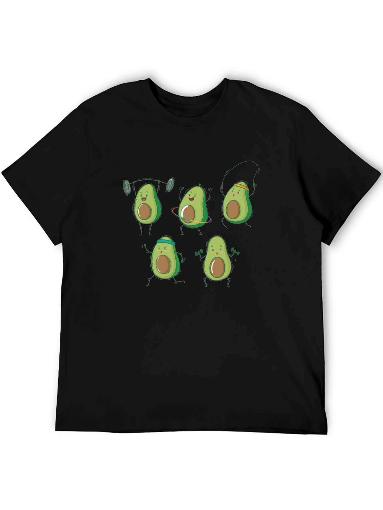 Black Avocado Workout Black T-Shirt view 5