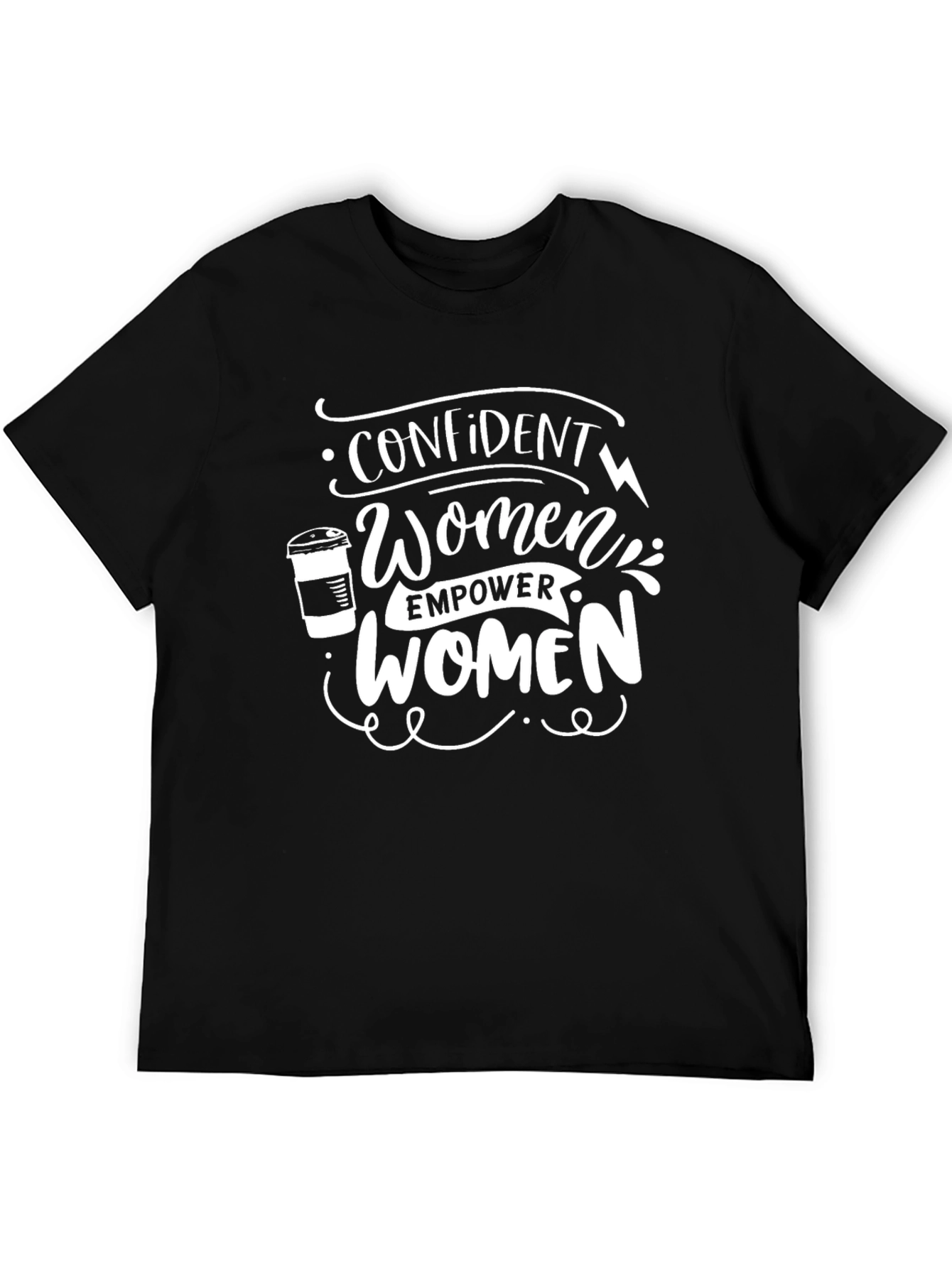 Black Confident Women Empower Women Graphic T-Shirt view 5