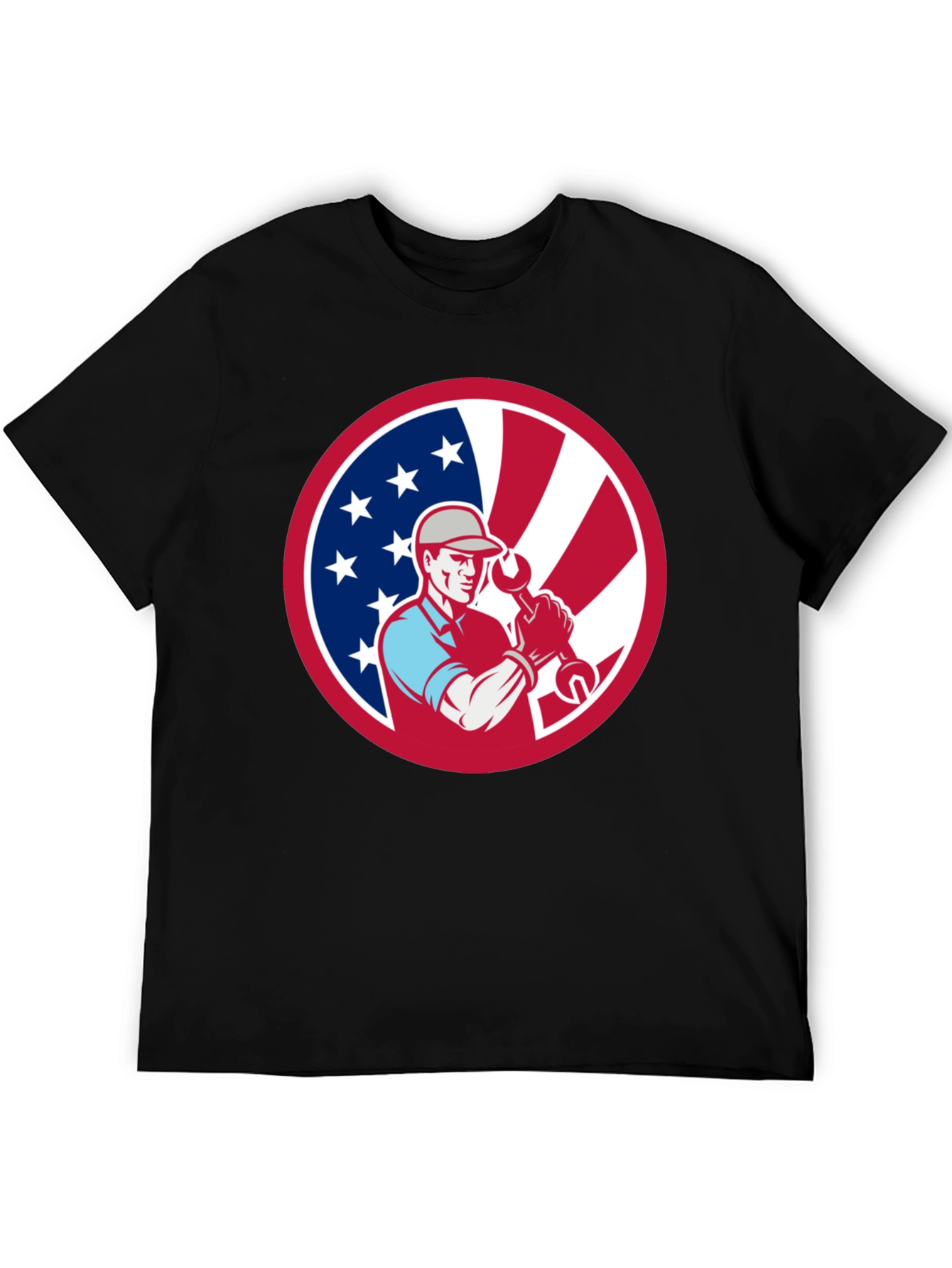 Patriotic Mechanic T-Shirt - USA Pride! - 5