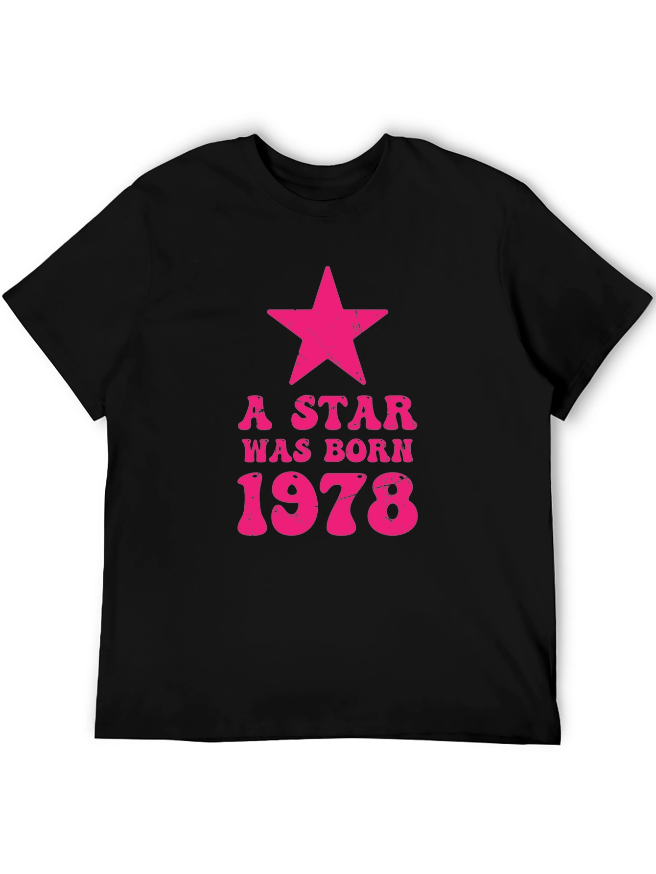 Black A Star Was Born 1978 Black T-Shirt view 5