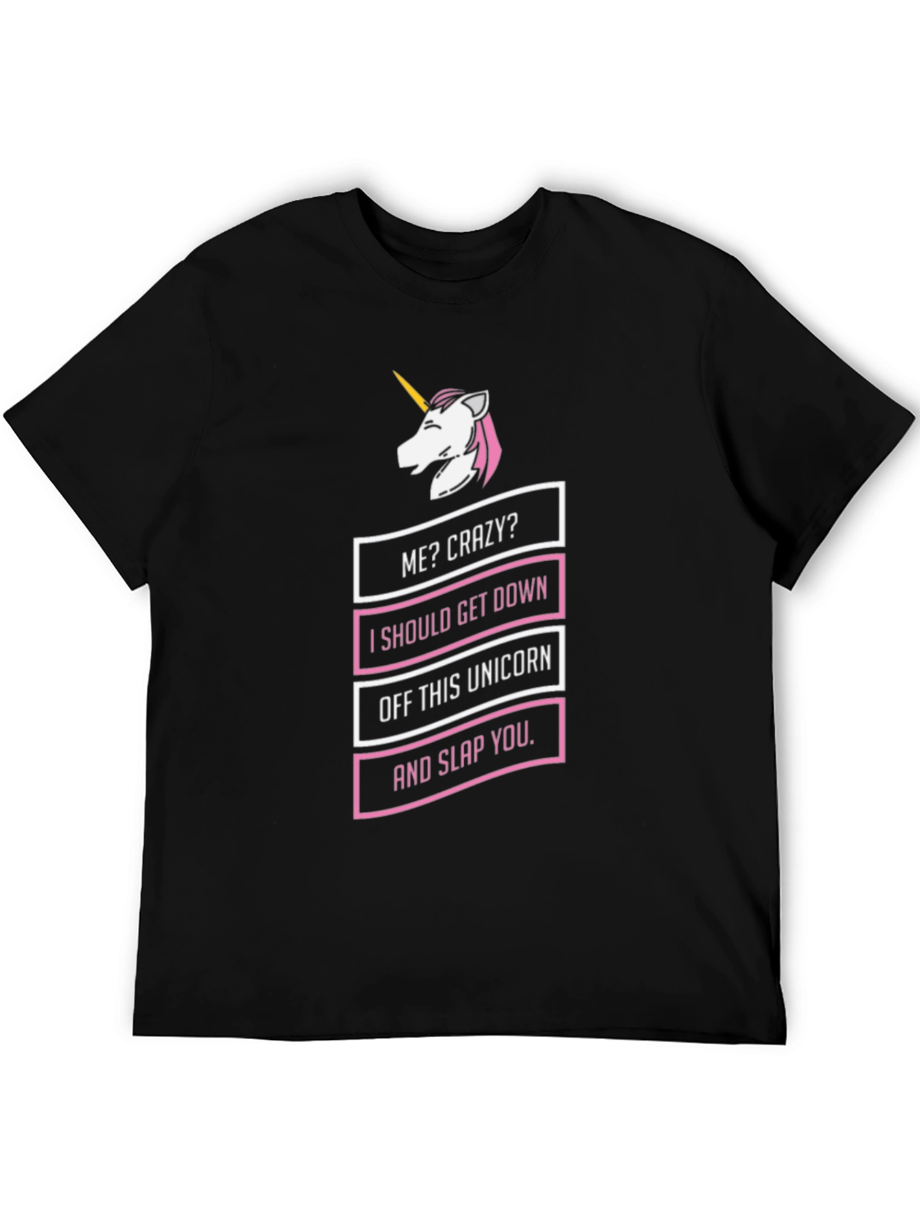 Black Me Crazy? Unicorn T-Shirt view 5