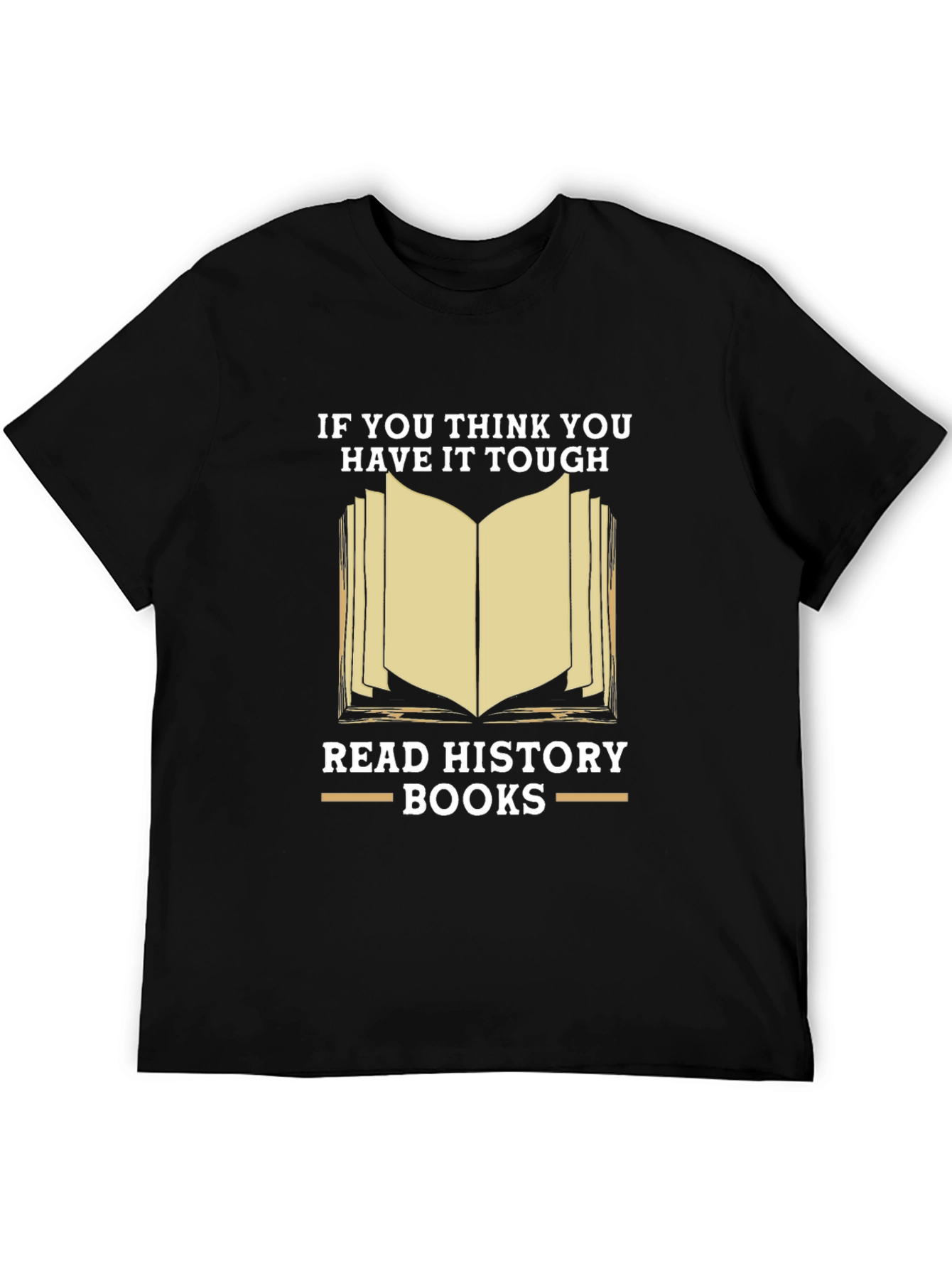 Black Read History Books T-Shirt - Funny Book Lover Tee view 5