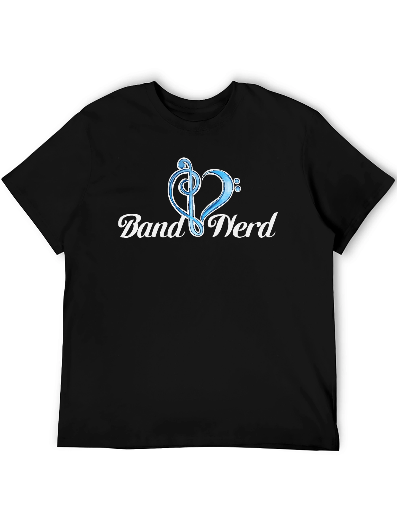 Black Band Nerd T-Shirt - Music Lover Tee view 5