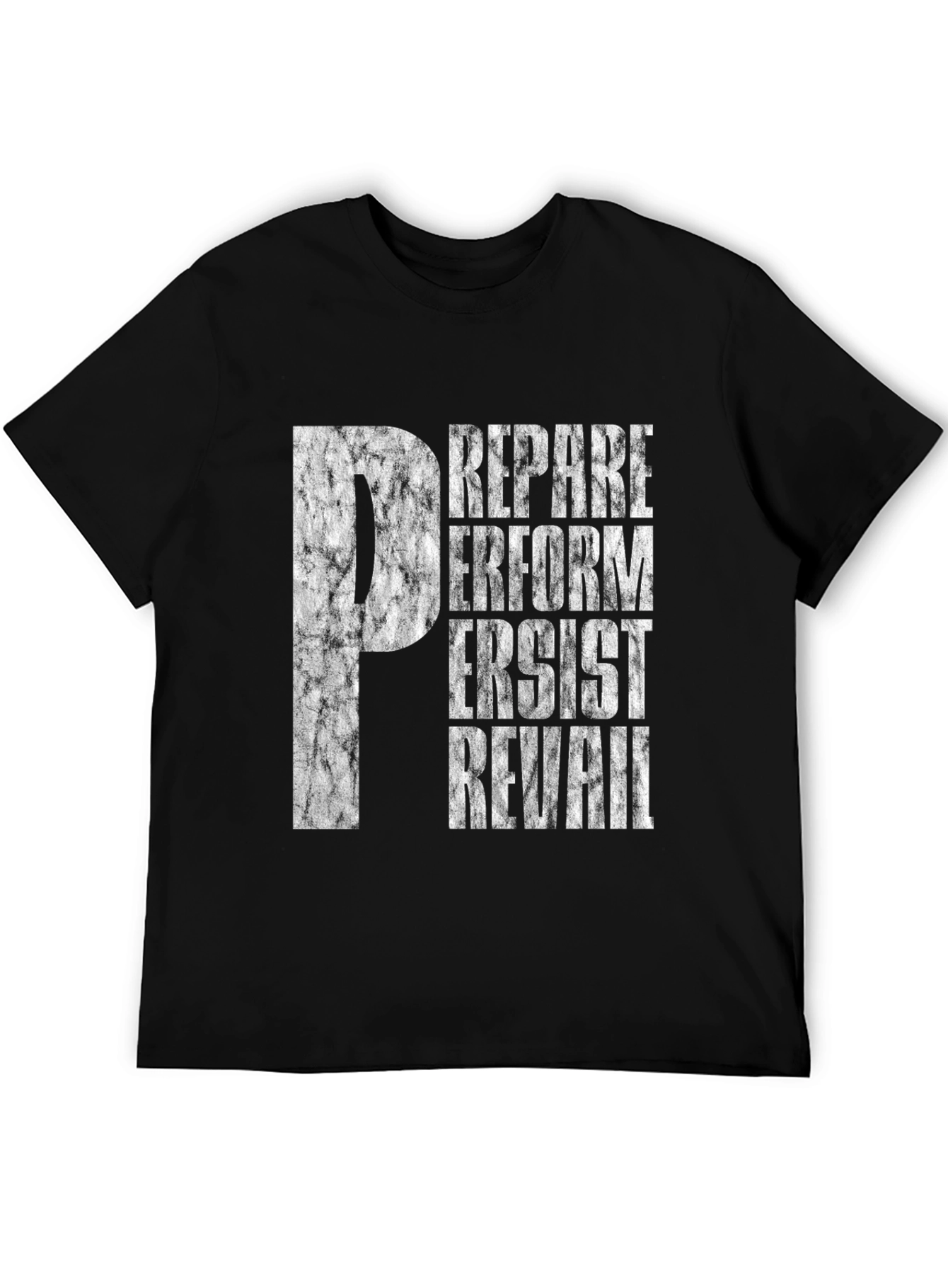 Black Prepare, Reform, Persist, Prevail Graphic Tee view 5