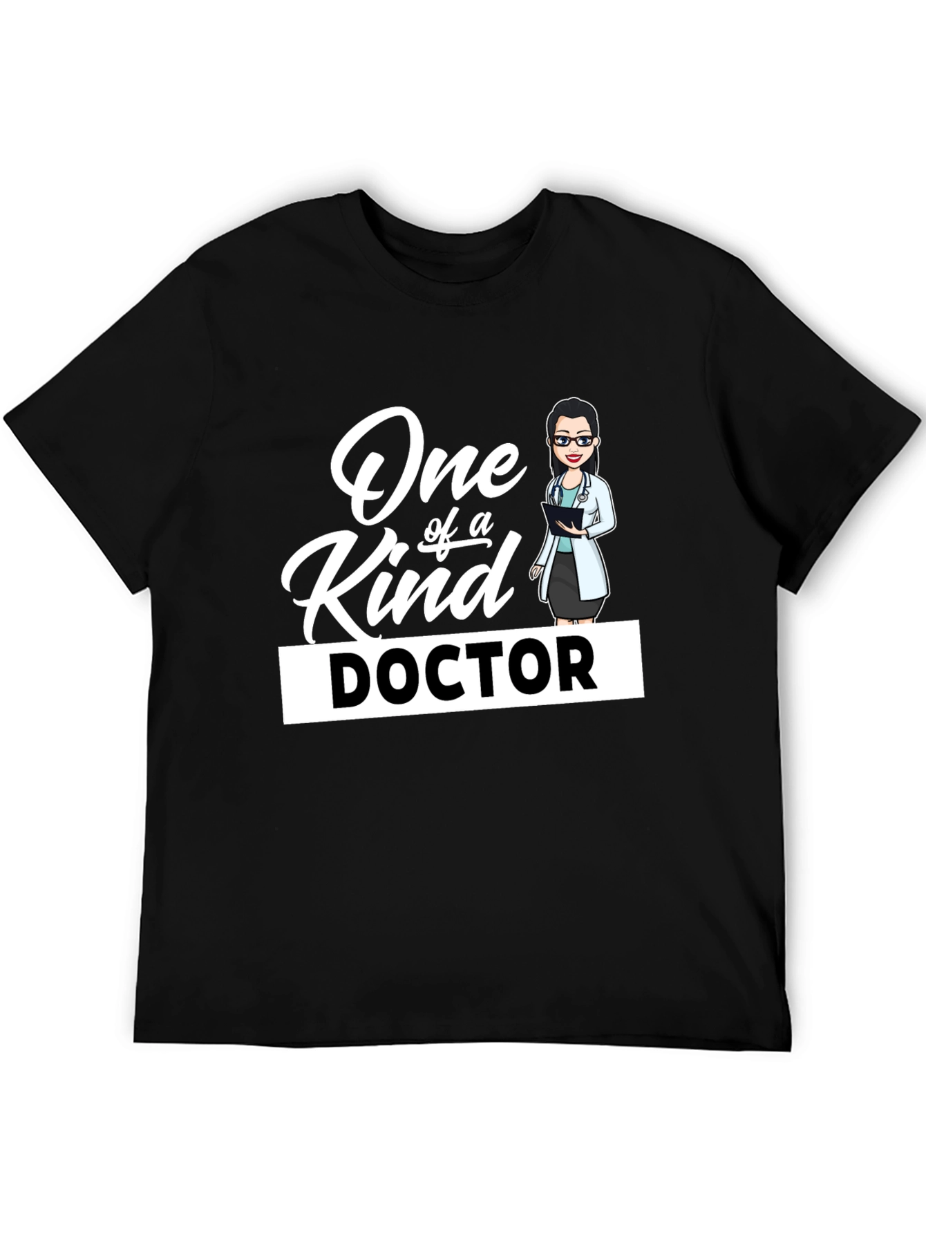 Black One of a Kind Doctor T-Shirt - Black view 5