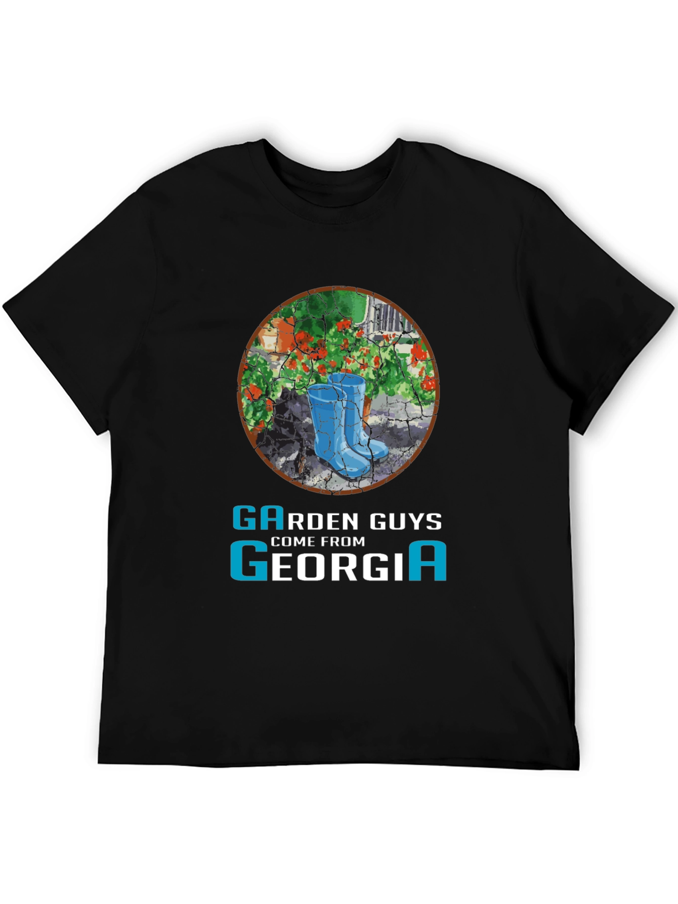 Black Garden Guys Georgia T-Shirt view 5