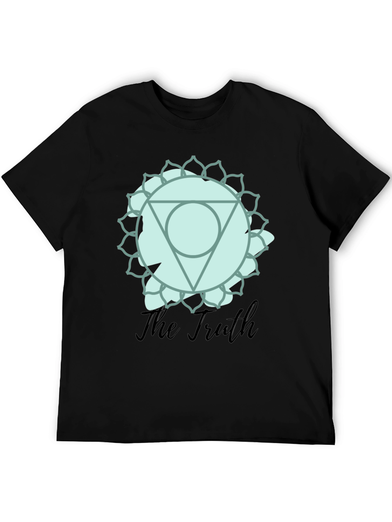 Black Truth Chakra Graphic T-Shirt - Mens Black Tee view 5