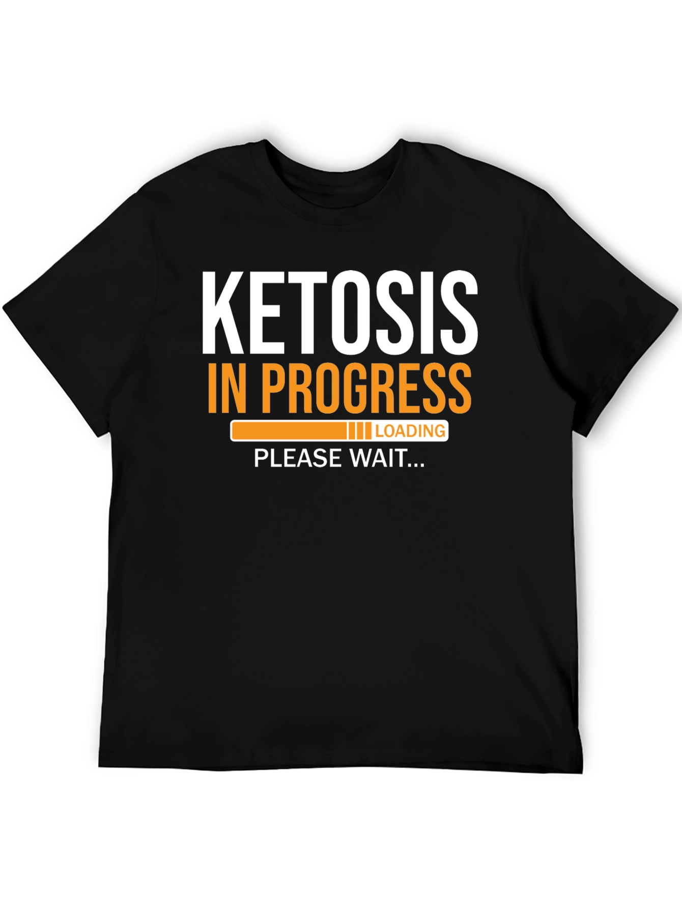 Black Ketosis In Progress Funny Keto Diet T-Shirt view 5