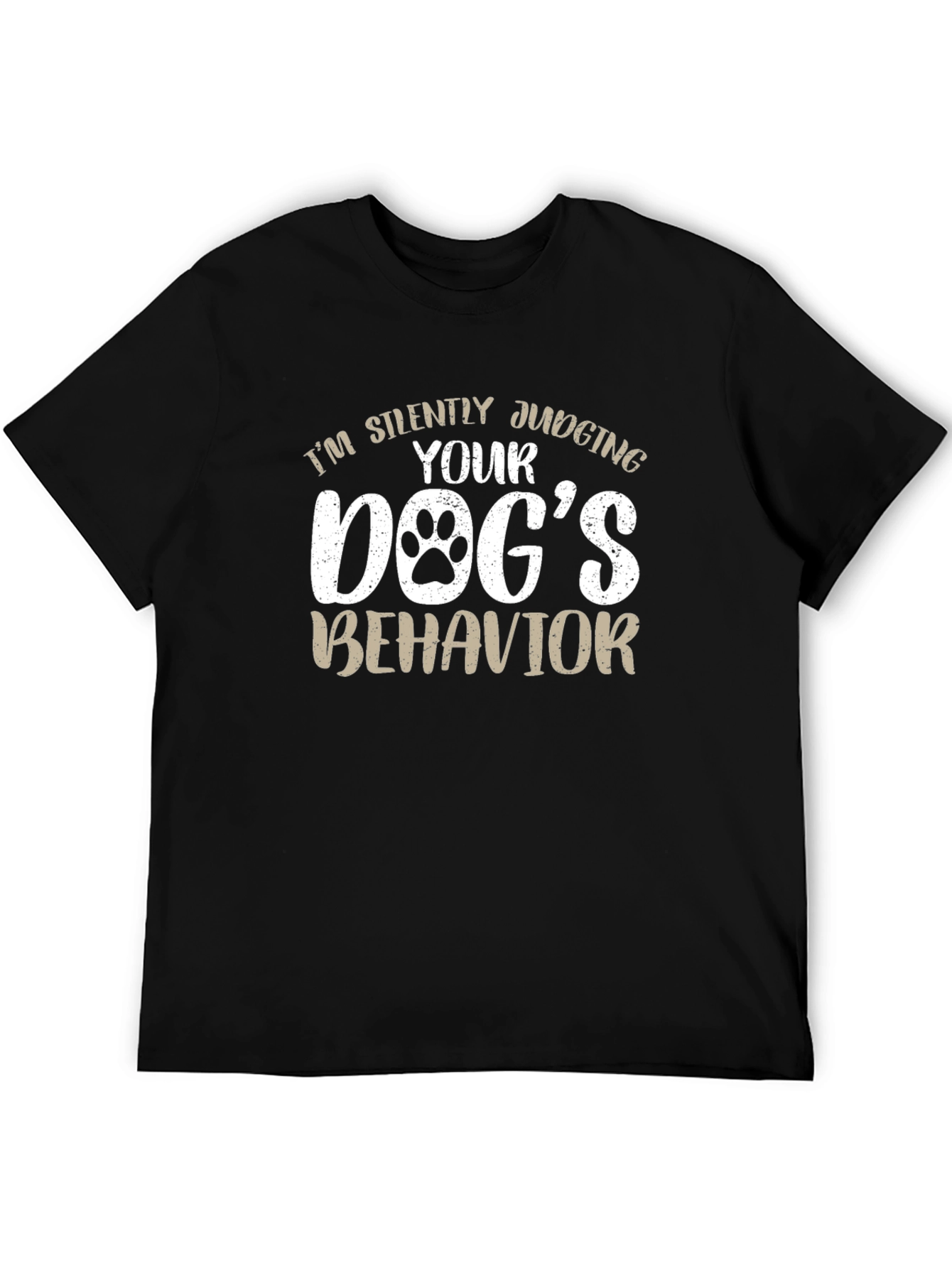 Black Dog Lover T-Shirt - Judging Your Dog's Behavior view 5