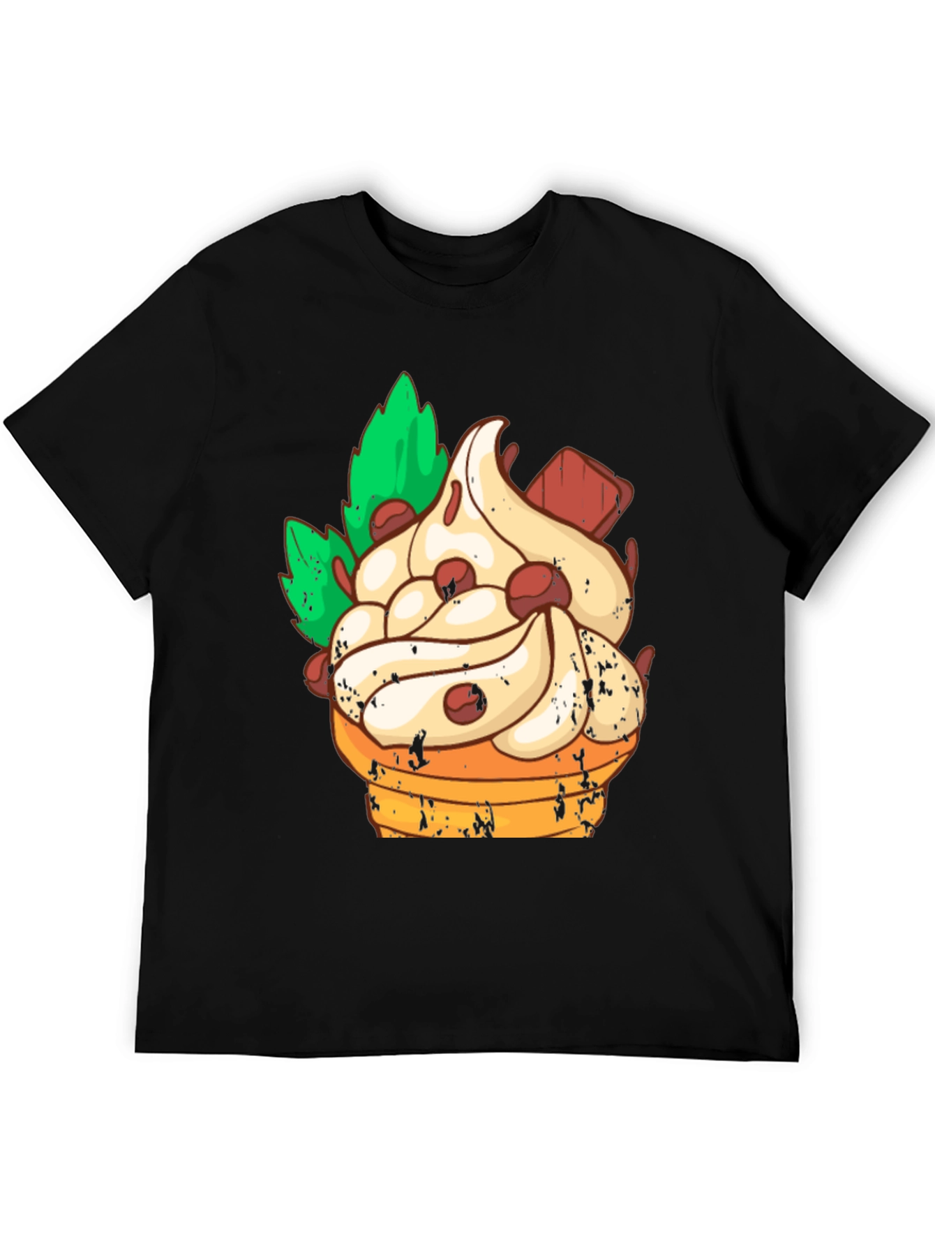 Black Dessert Graphic Tee - Sweet Treat Style! view 5