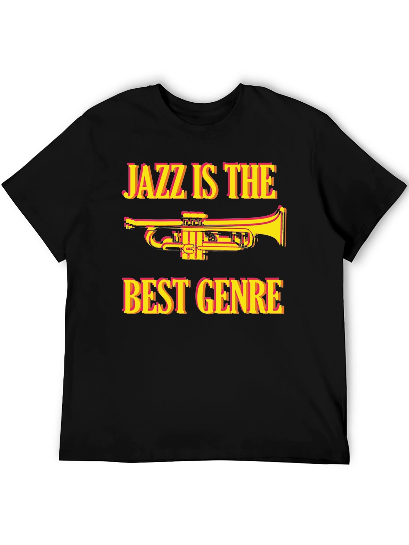 Black Jazz is the Best Genre T-Shirt - Music Lover Tee view 5