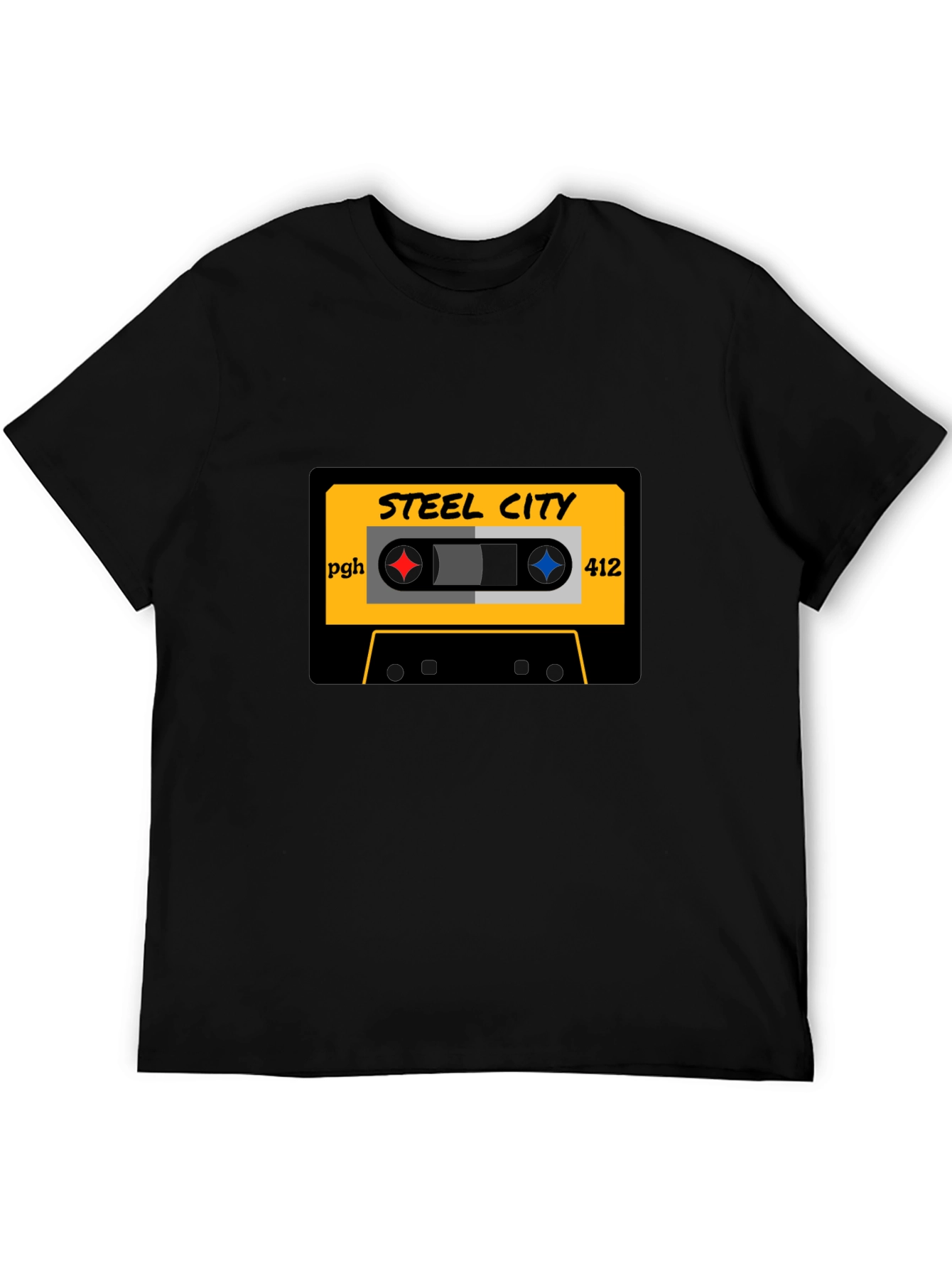 Steel City Cassette Tape Graphic Tee - 5