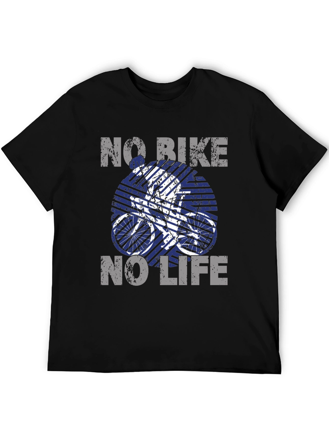 Black No Bike, No Life - Graphic Tee view 5