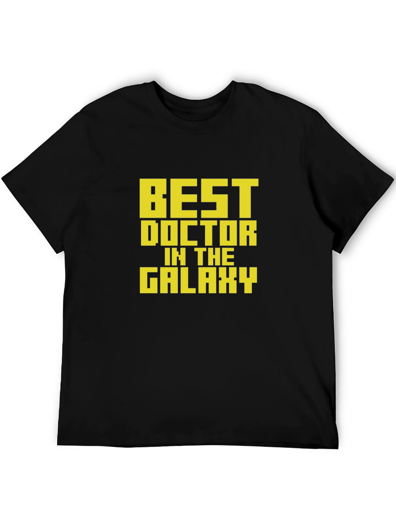 Black Best Doctor in The Galaxy T-Shirt view 5