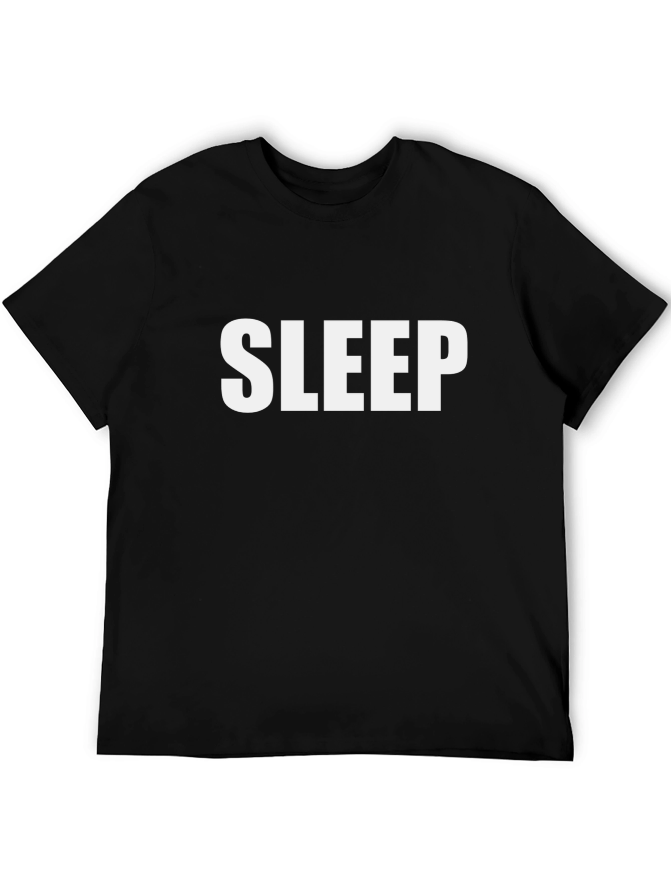 Black Sleep T-Shirt - Black Comfort Tee view 5