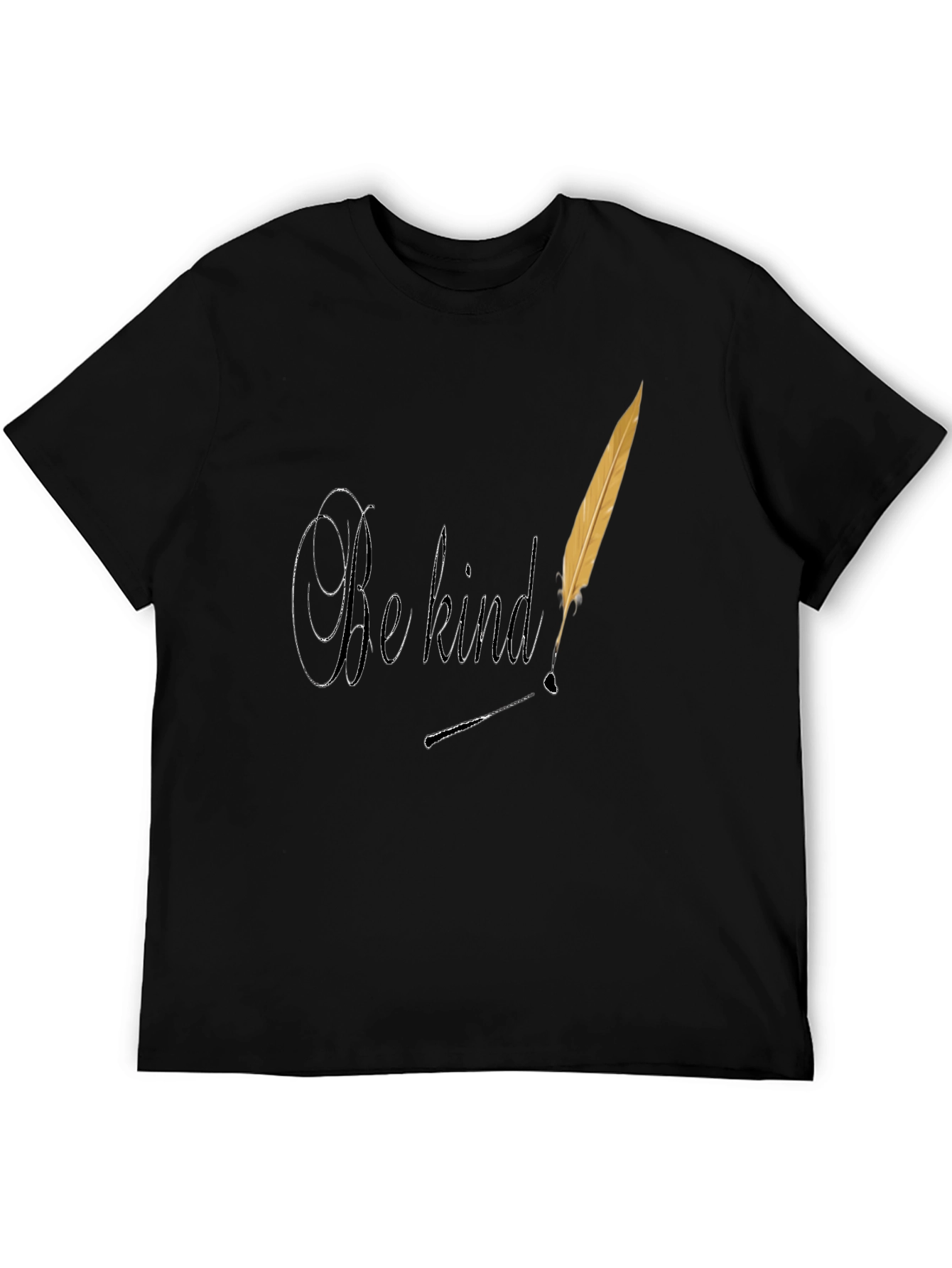 Black Be Kind T-Shirt - Stylish Inspirational Tee view 5