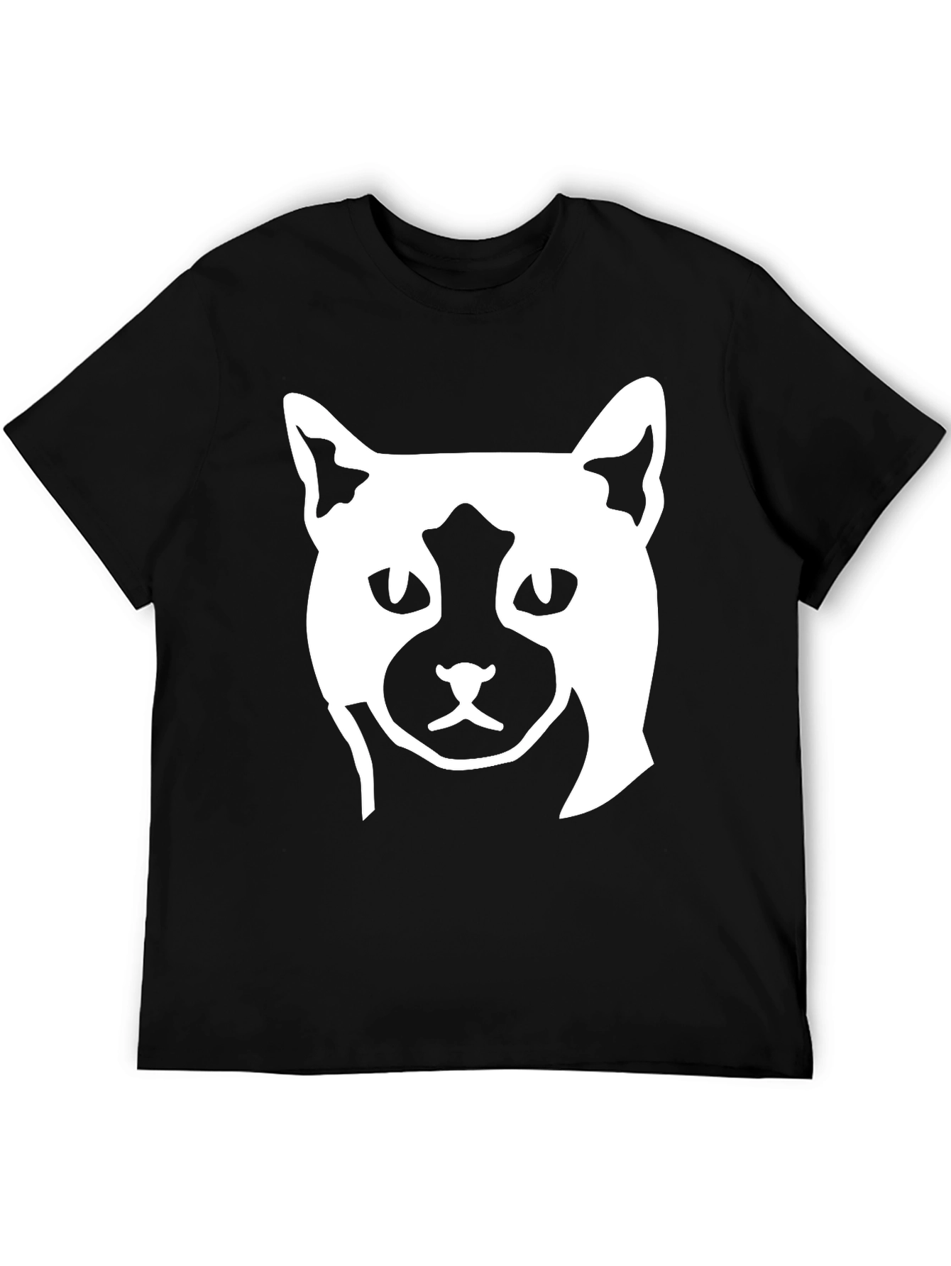 Black Cat Graphic Print T-Shirt view 5