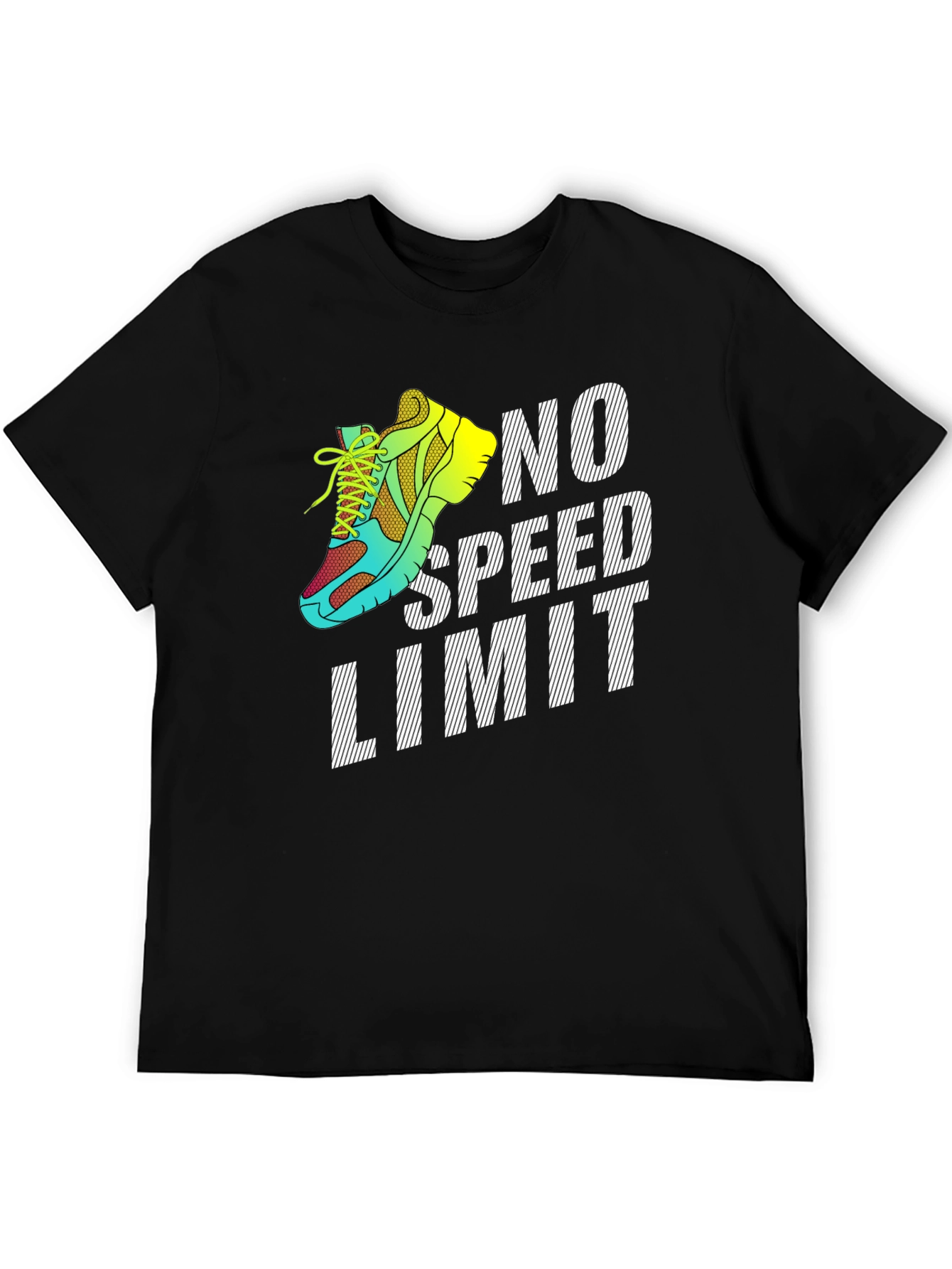 No Speed Limit Runner Graphic T-Shirt - 5