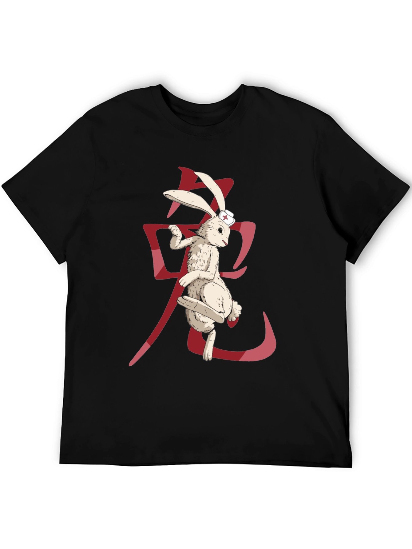 Black Rabbit Nurse Graphic Tee view 5