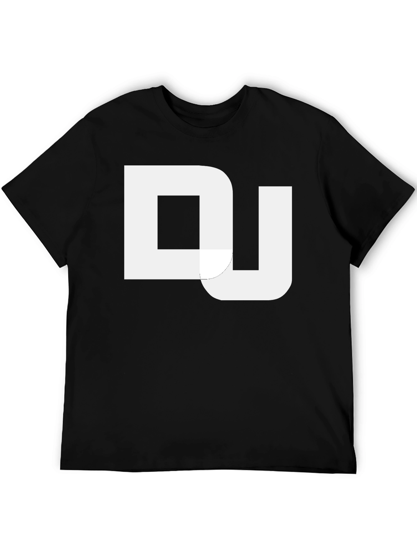 Black DJ Graphic Print Black T-Shirt view 5