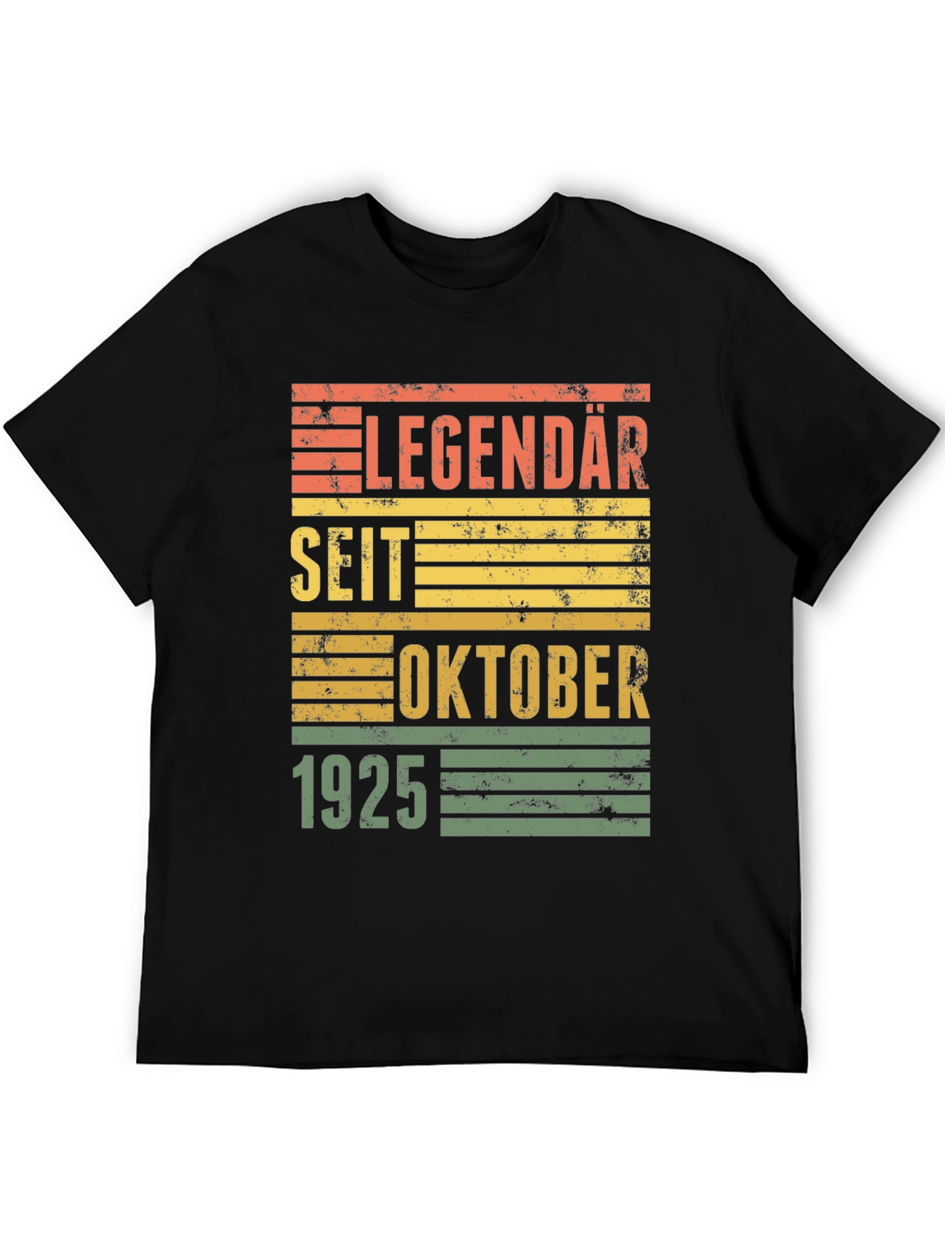 Black Legendary Since October 1925 T-Shirt view 5