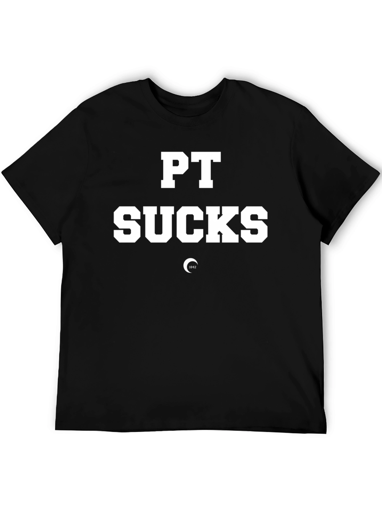 Black PT Sucks T-Shirt - Funny Workout Tee view 5