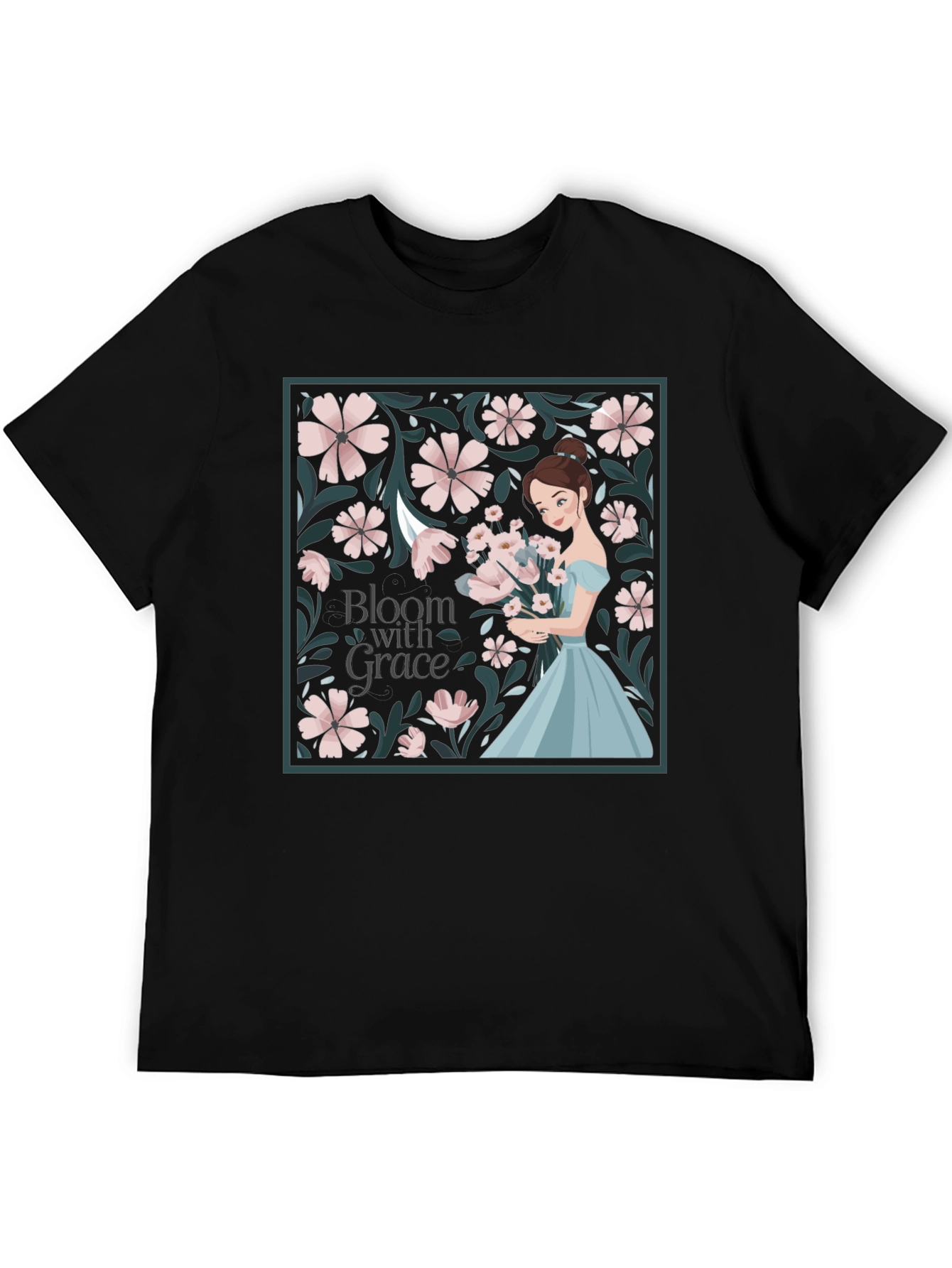 Black Bloom with Grace T-Shirt view 5