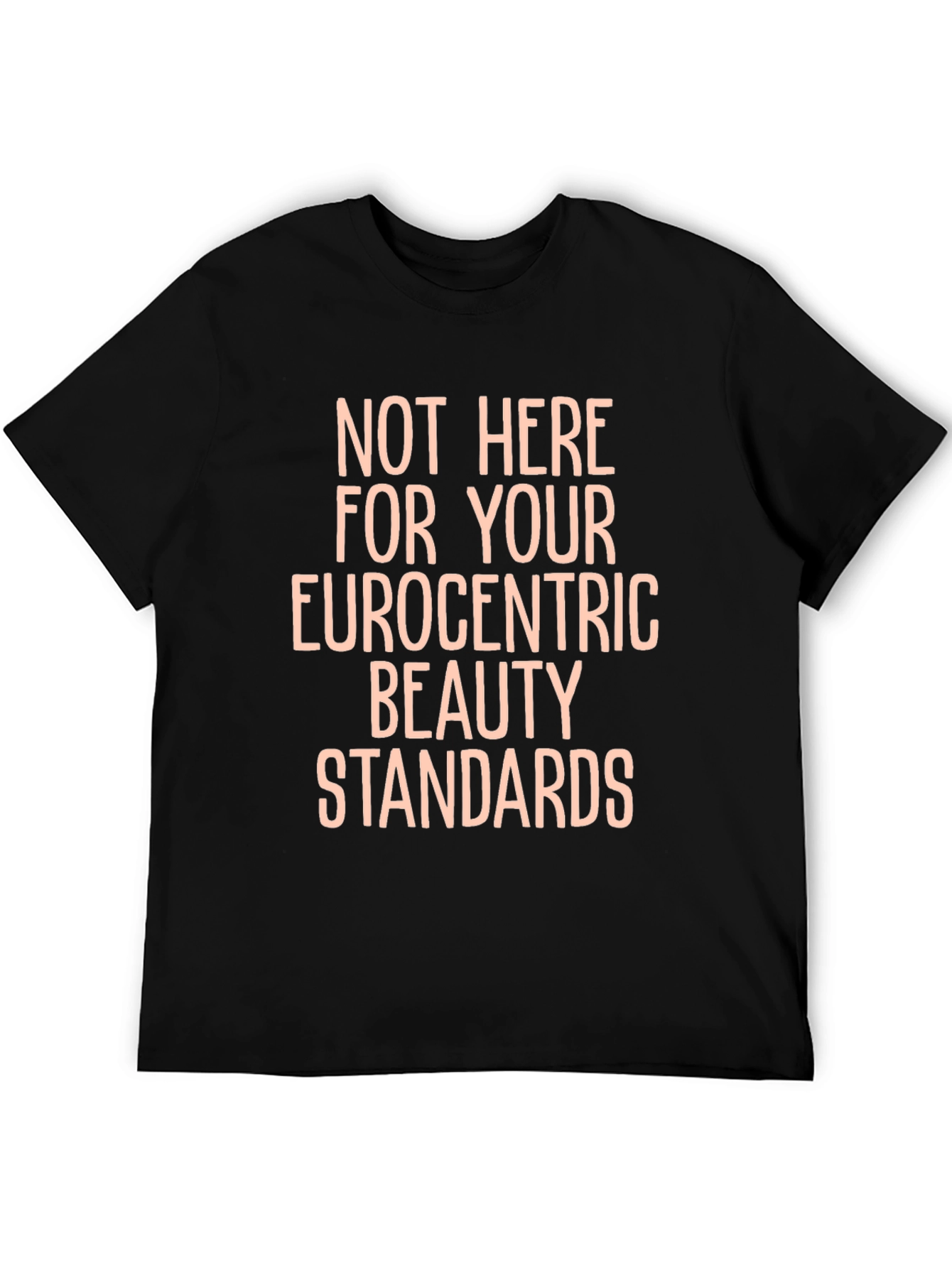 Black Eurocentric Beauty Standards Statement Tee view 5