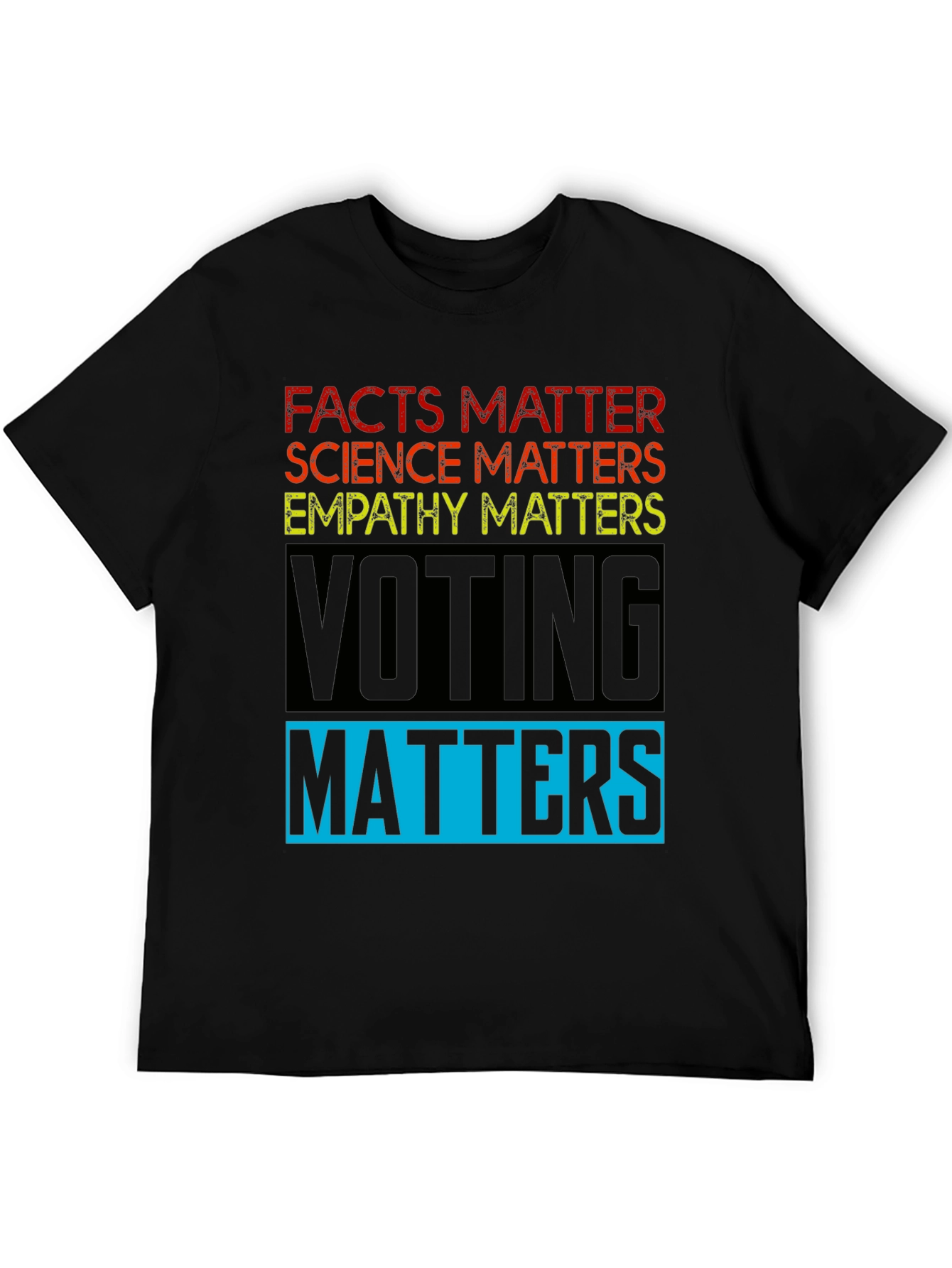 Black Facts Matter Graphic T-Shirt view 5