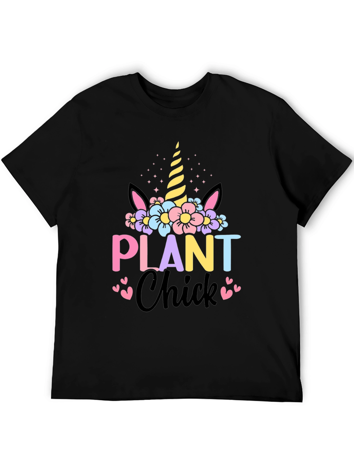 Plant Chick Unicorn Graphic T-Shirt - 5