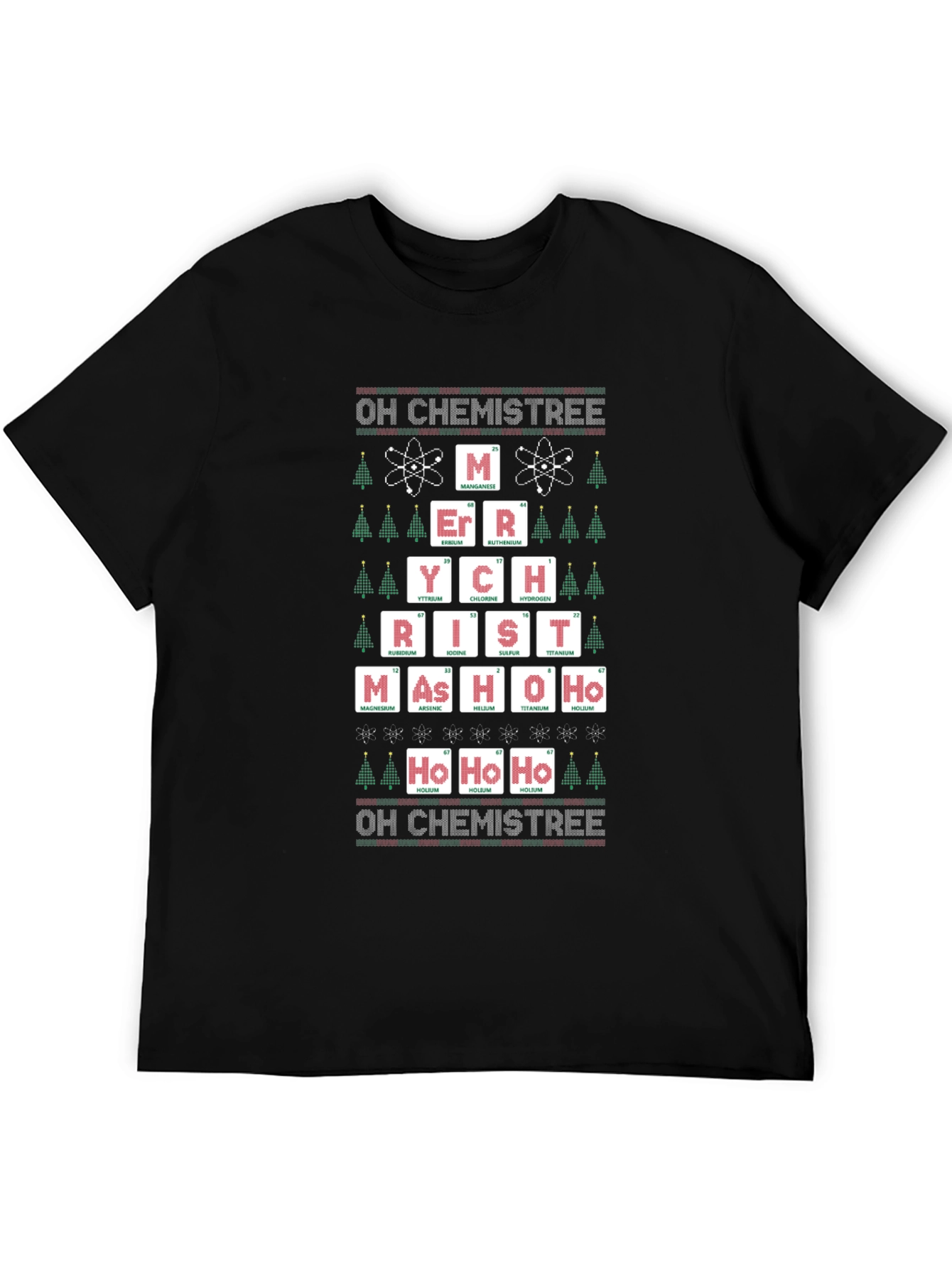 Oh Chemistree! Periodic Table Christmas T-Shirt - 5