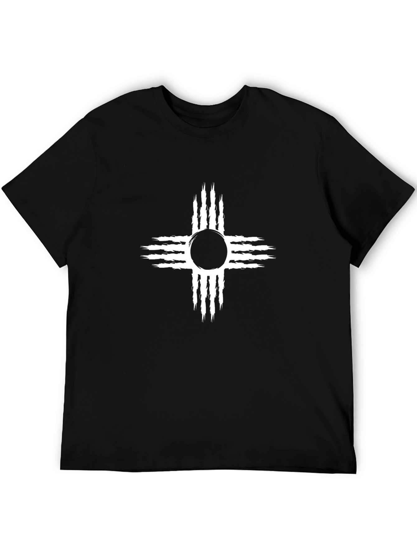 Black Bold Graphic Tee - Zia Symbol view 5