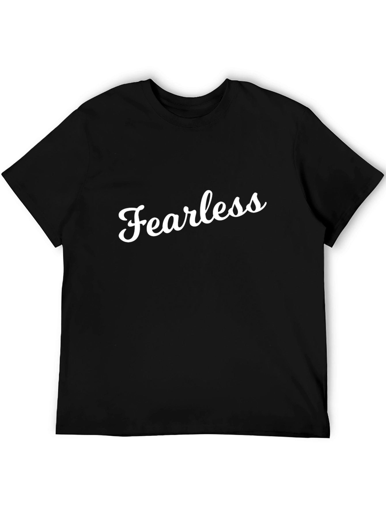 Black Fearless Black Graphic Tee view 5