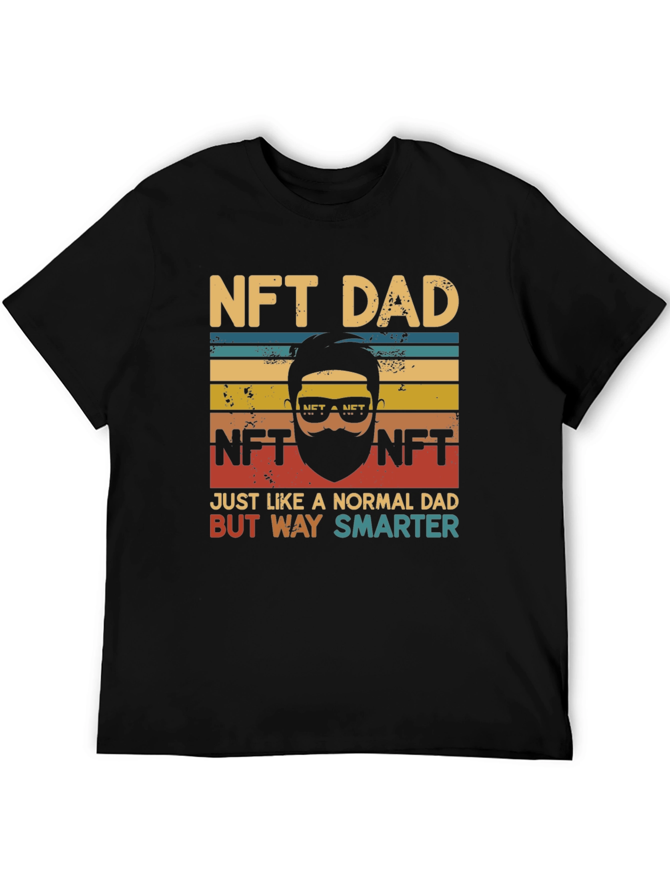 Black NFT Dad Graphic T-Shirt view 5