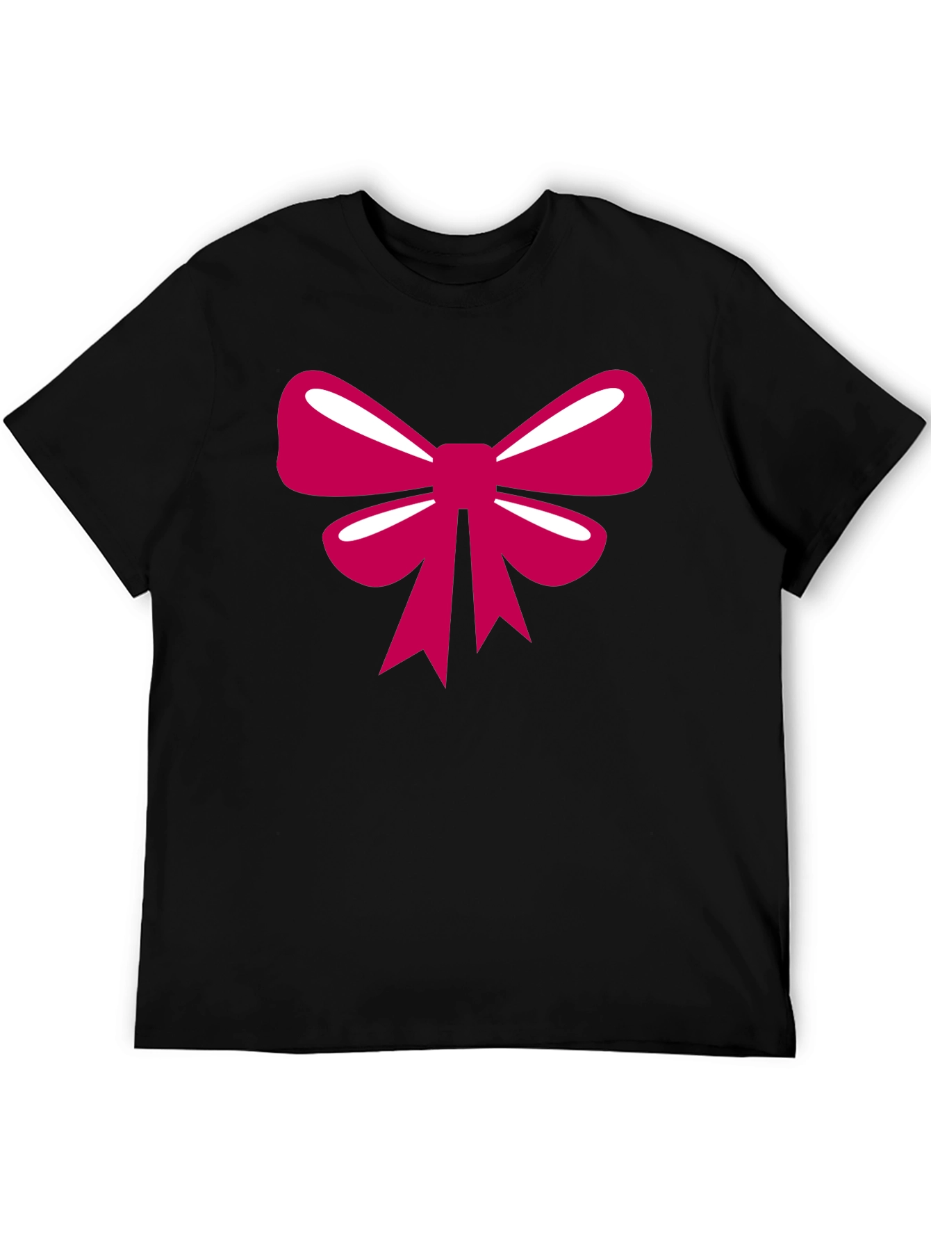 Black Bow Graphic T-Shirt - Stylish Casual Tee view 5