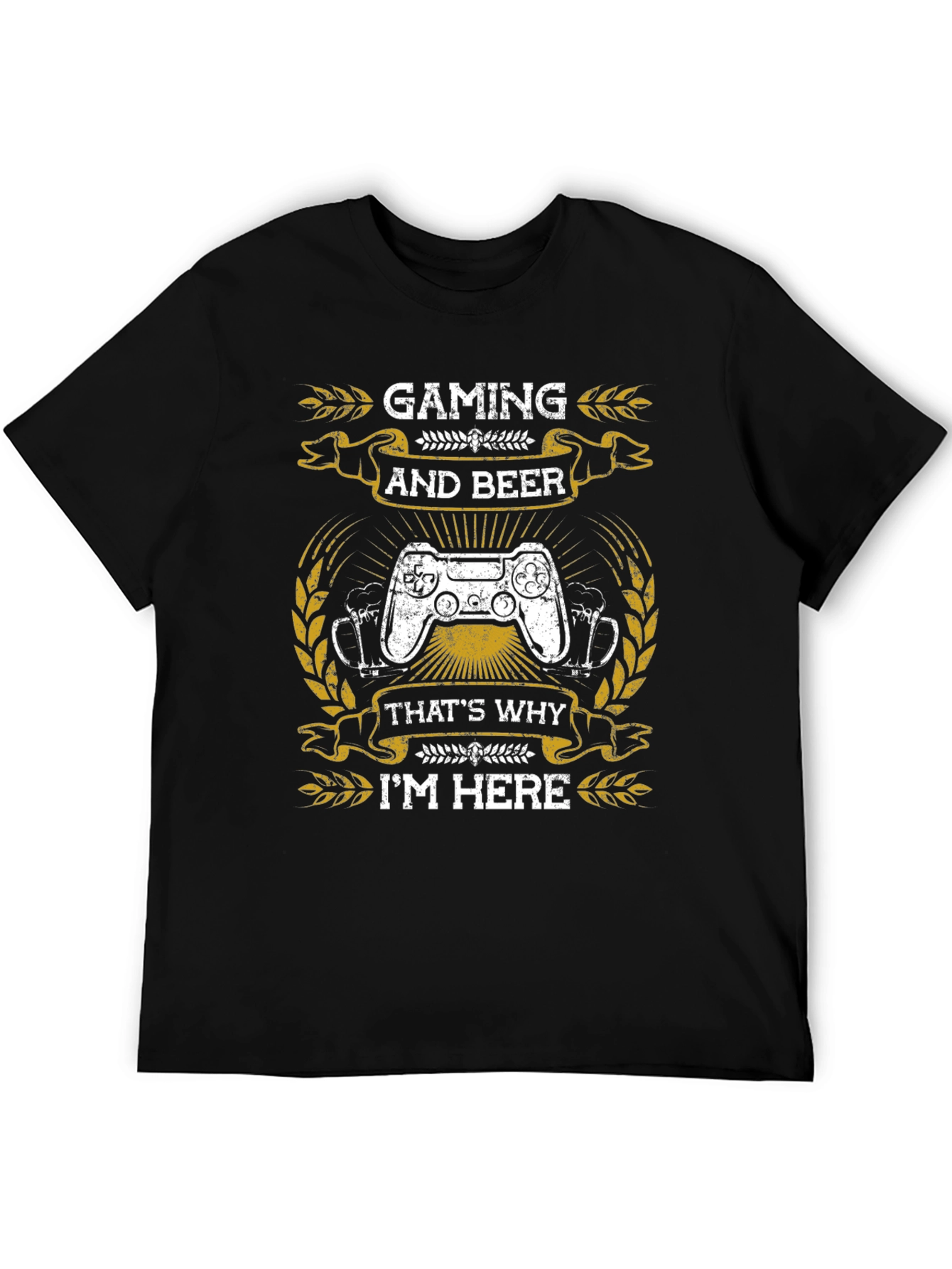 Black Gaming and Beer T-Shirt - Gamer's Tee view 5